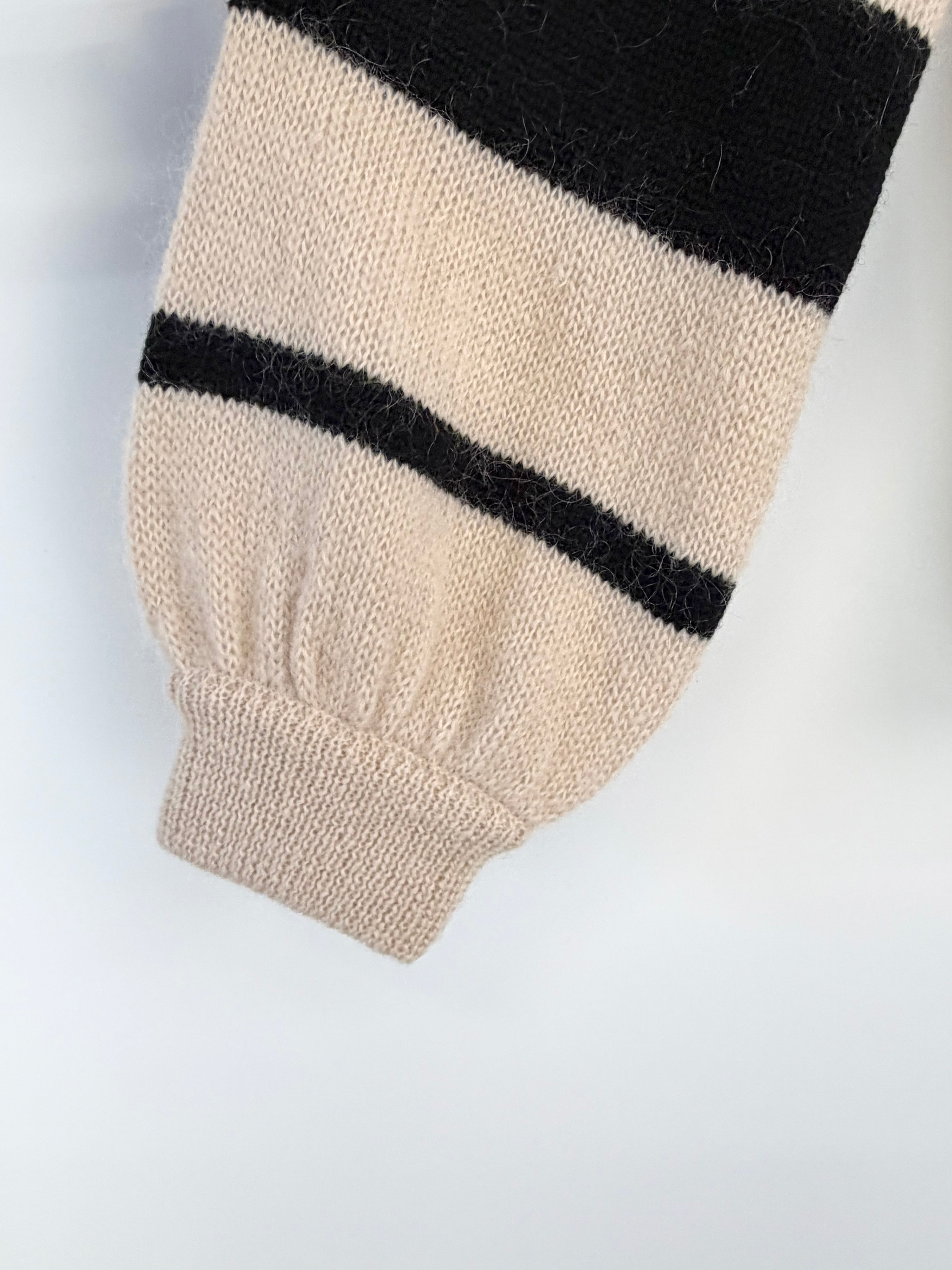 Onefifteen x BEYOND the RADAR Peach Stripe Detail Knitted Jumper NWT - AU12