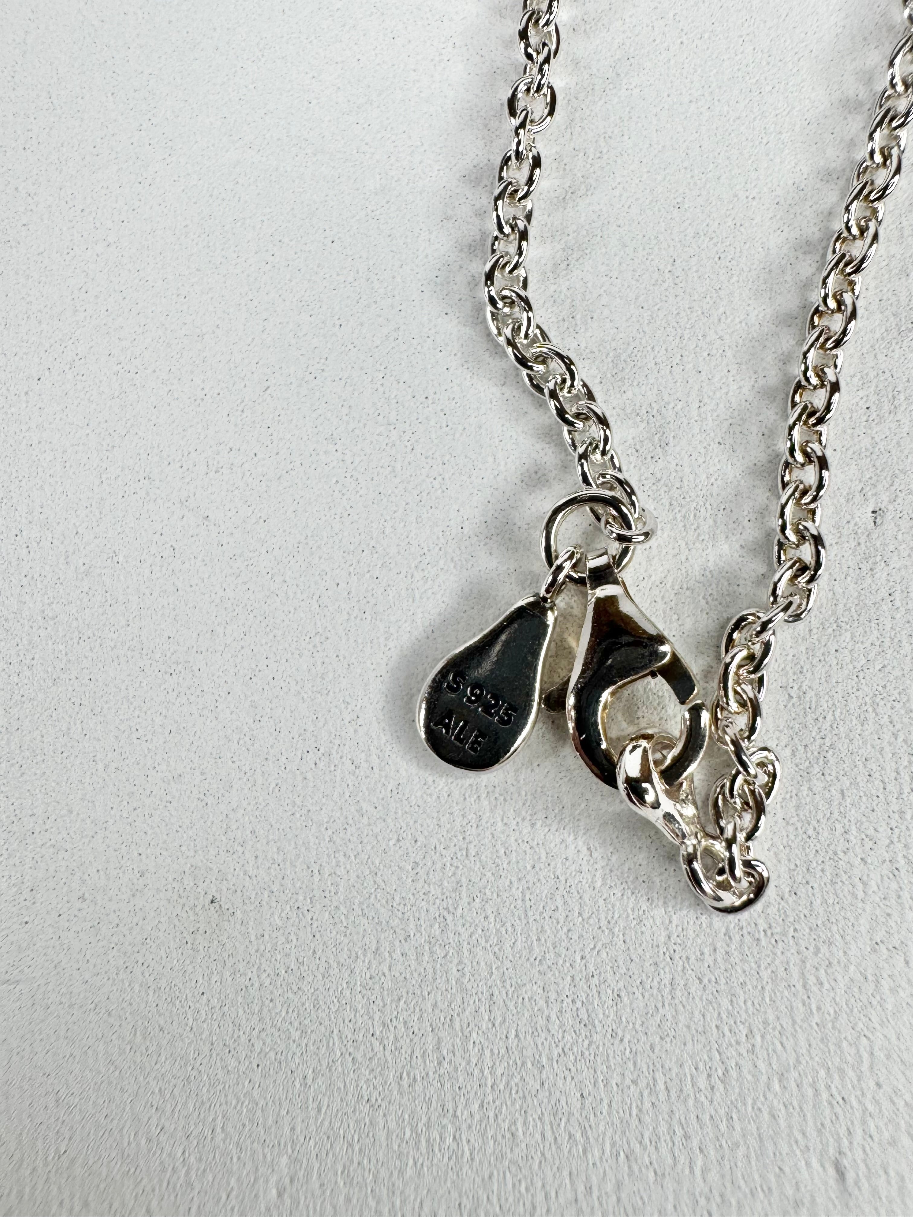 Pandora Pink Travel Charm on Necklace