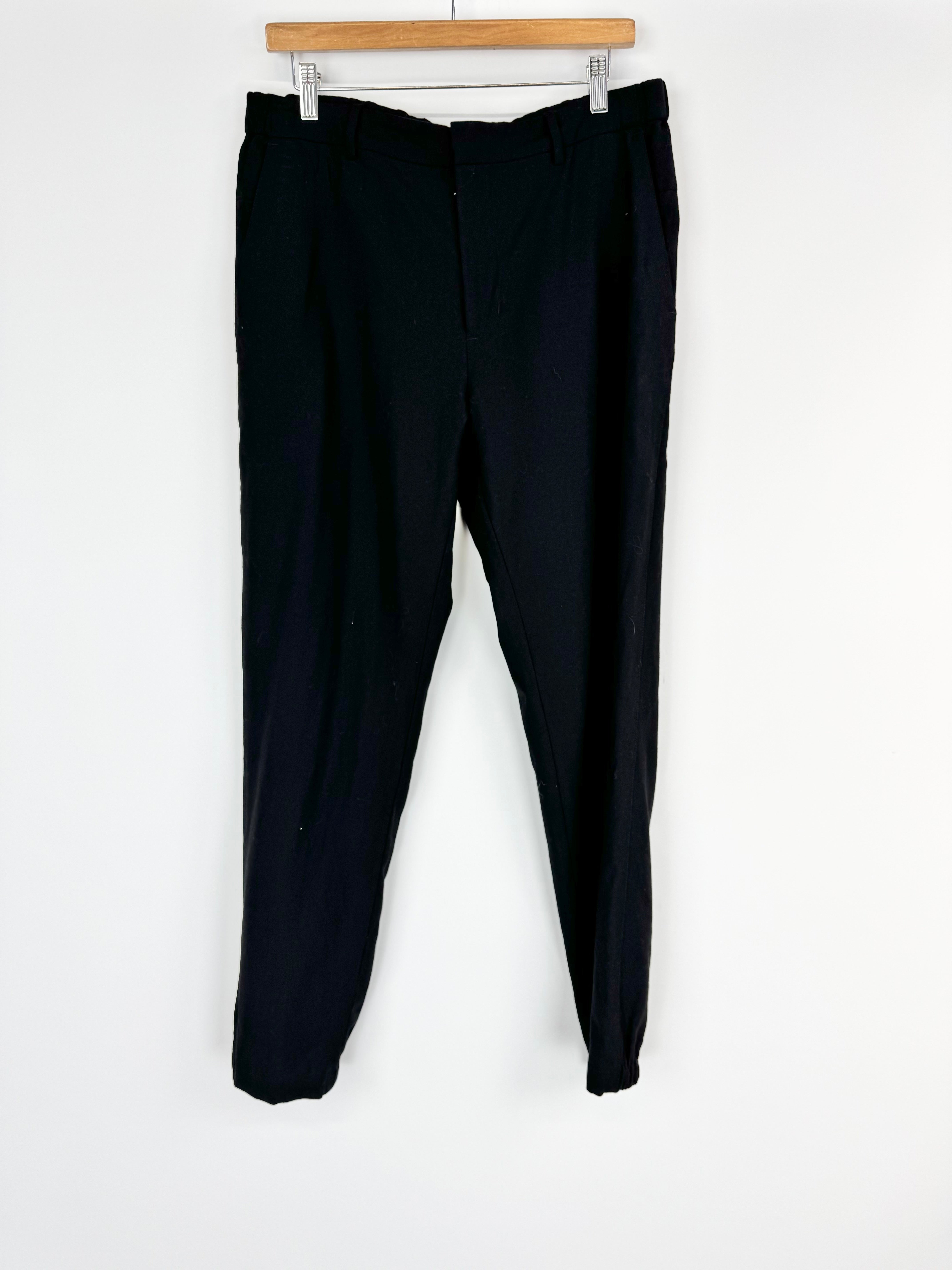 Vince Black Wool Blend Slacks - 33