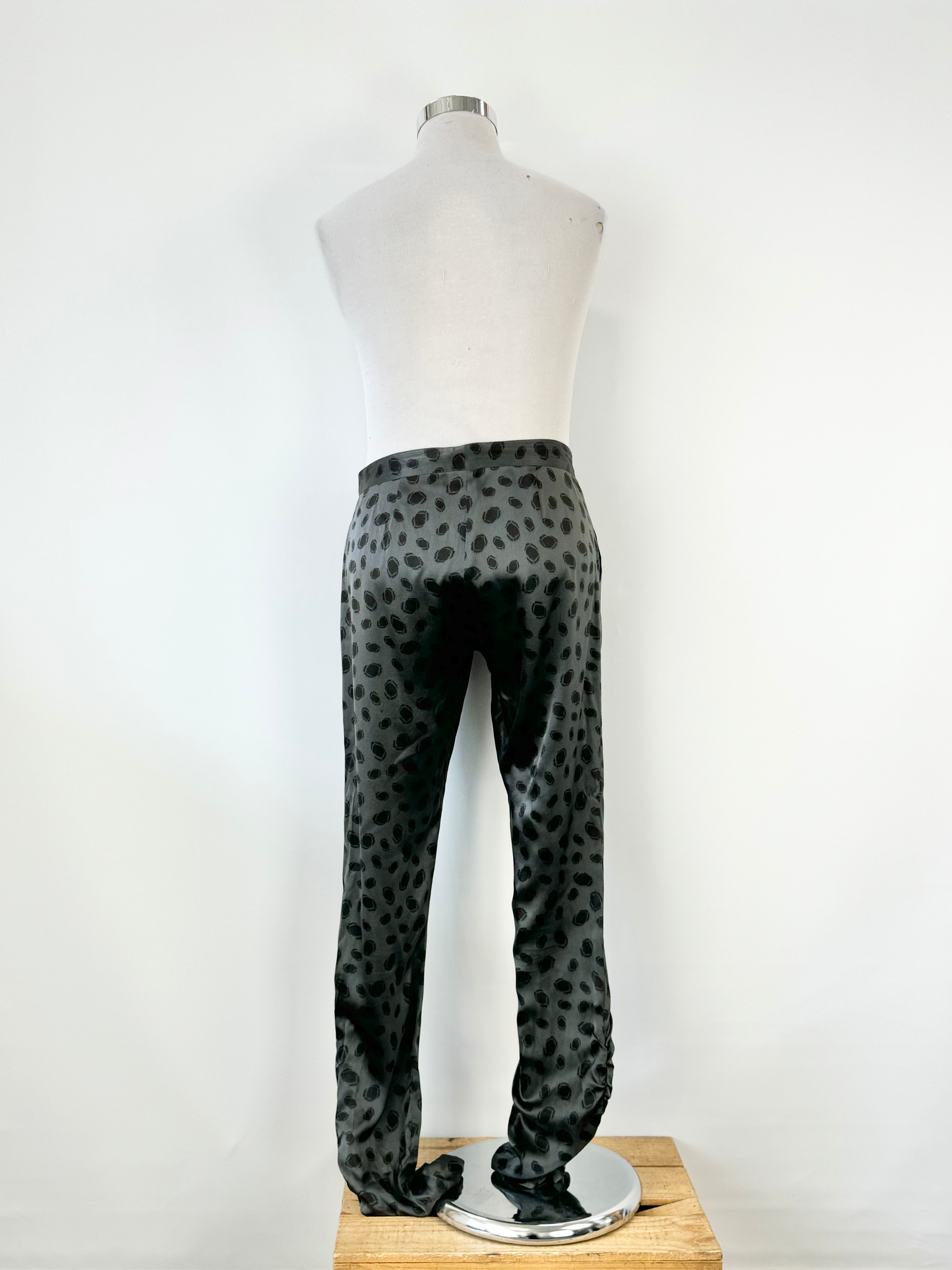 Rabens Saloner Silk Dot Slacks - AU12