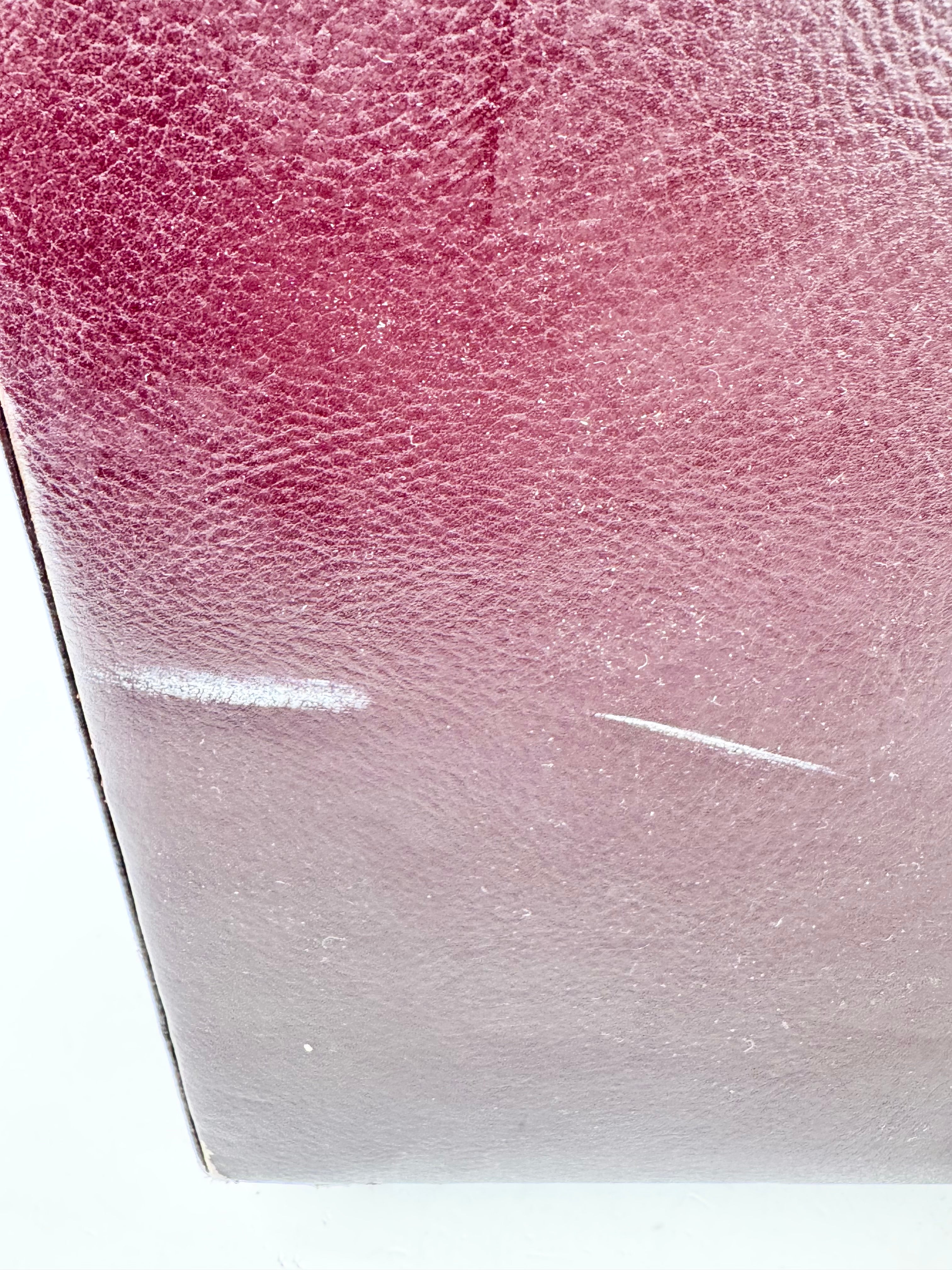 MFW Oxford Red Leather Briefcase