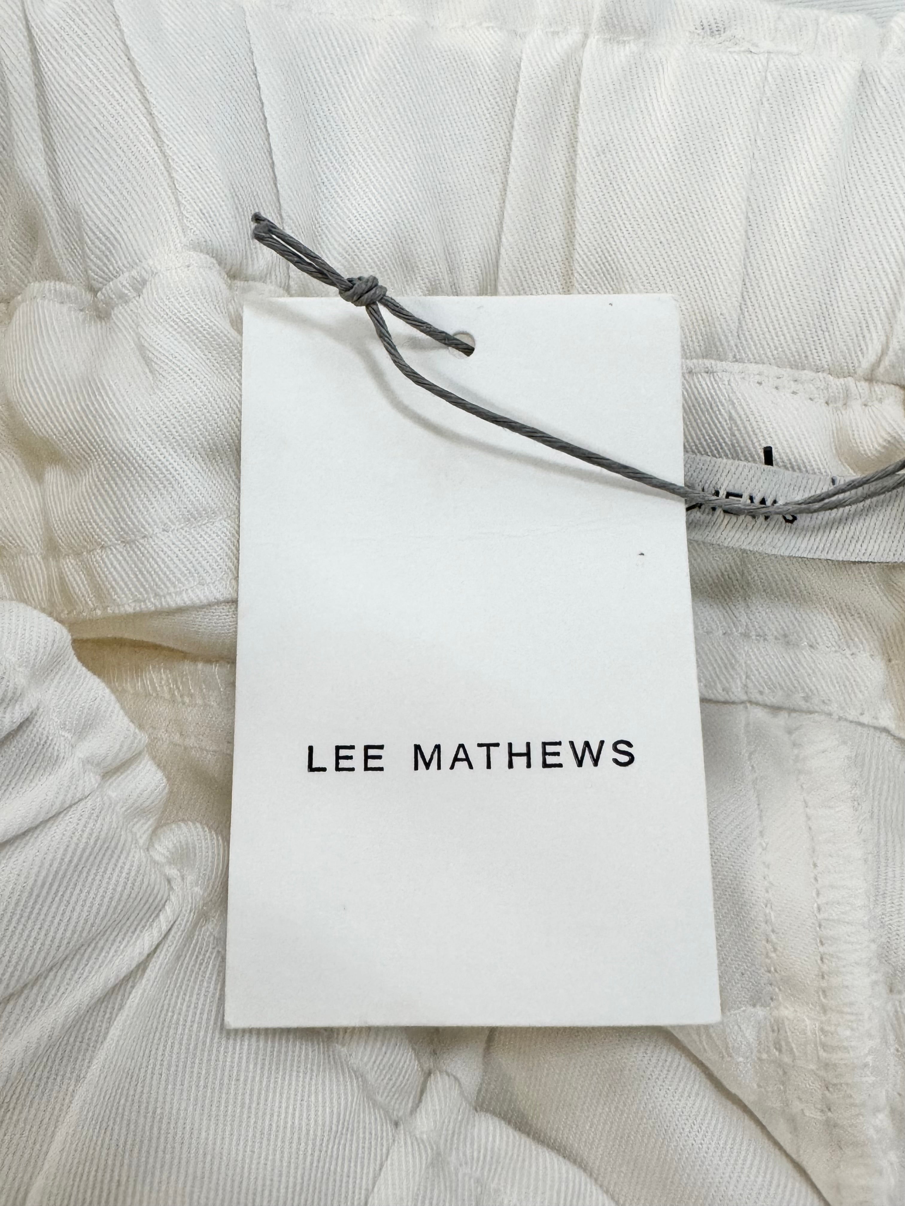 Lee Mathews White 'Herbert' Pants NWT - AU14