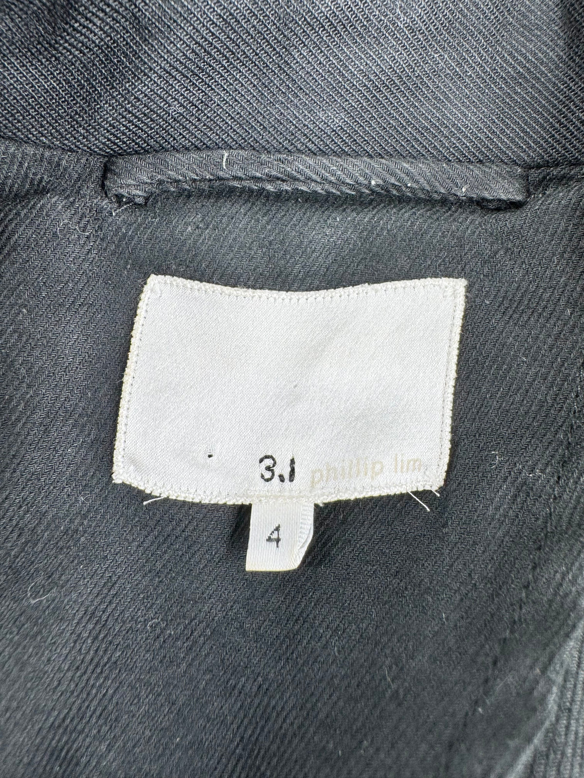 3.1 Phillip Lim Black Military Style Cropped Jacket - AU8/10
