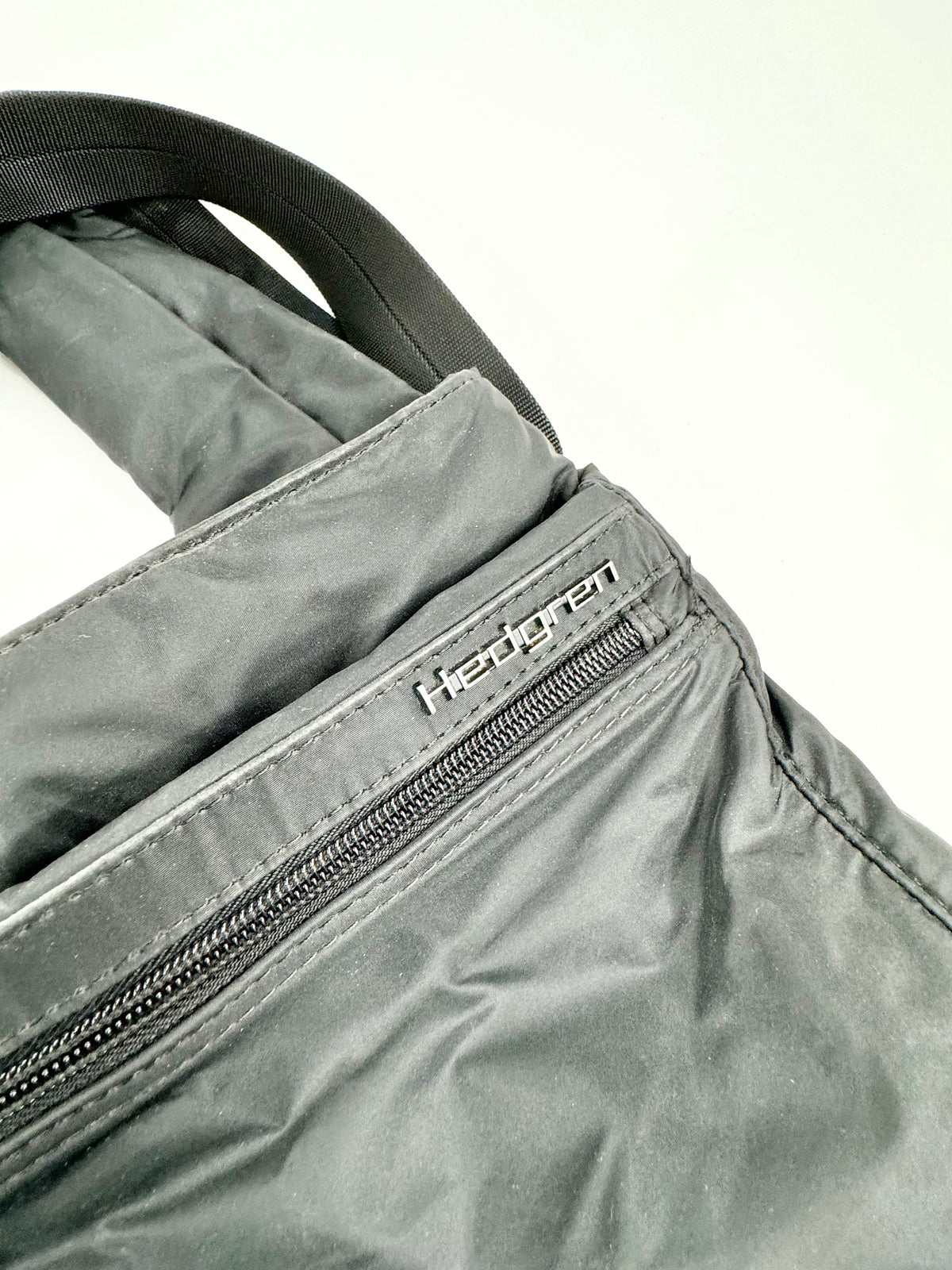 Hedgren Black Quilted Cross Body Bag
