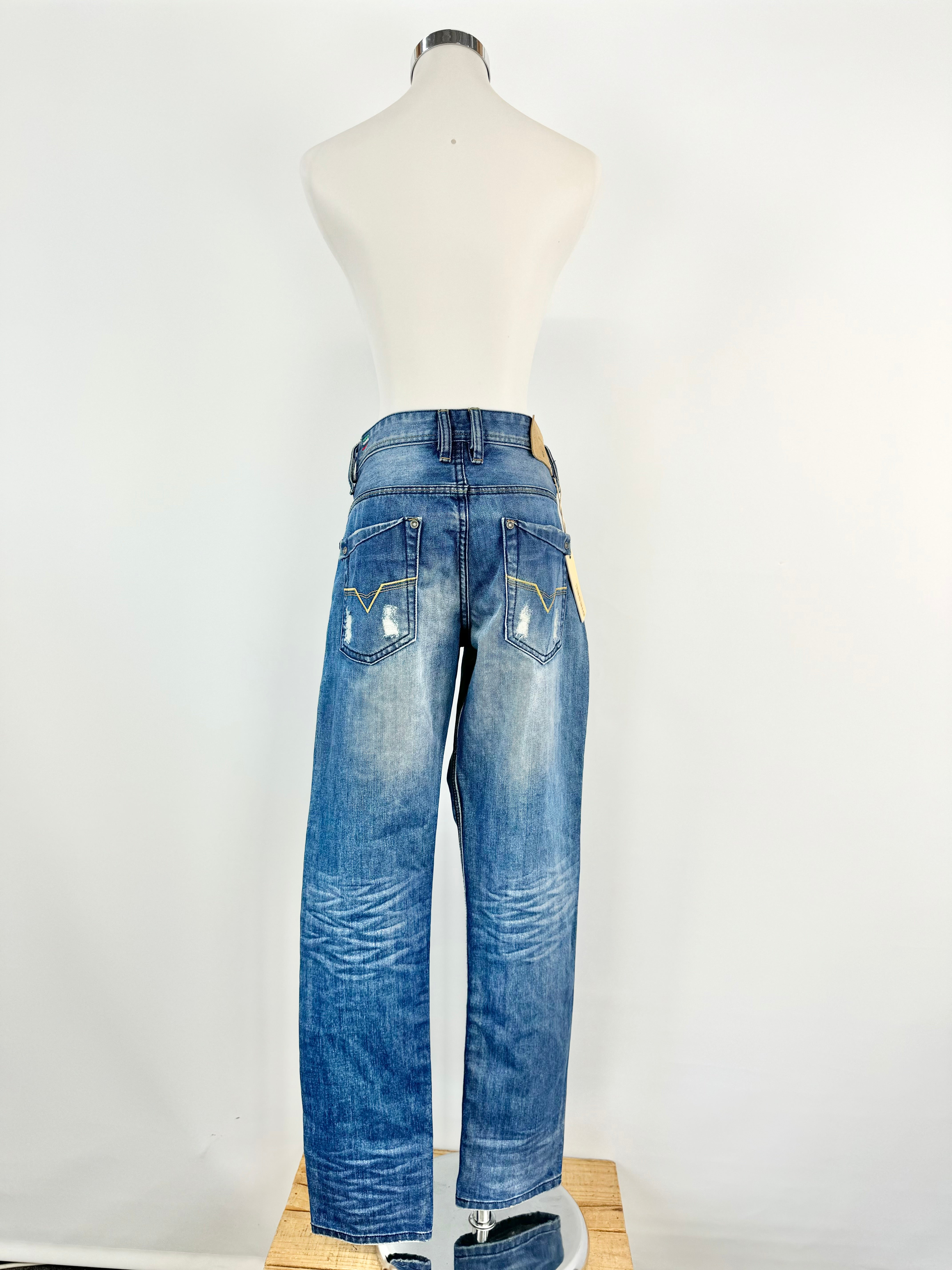 Diesel Blue Rip Skinny Jeans NWT - 32