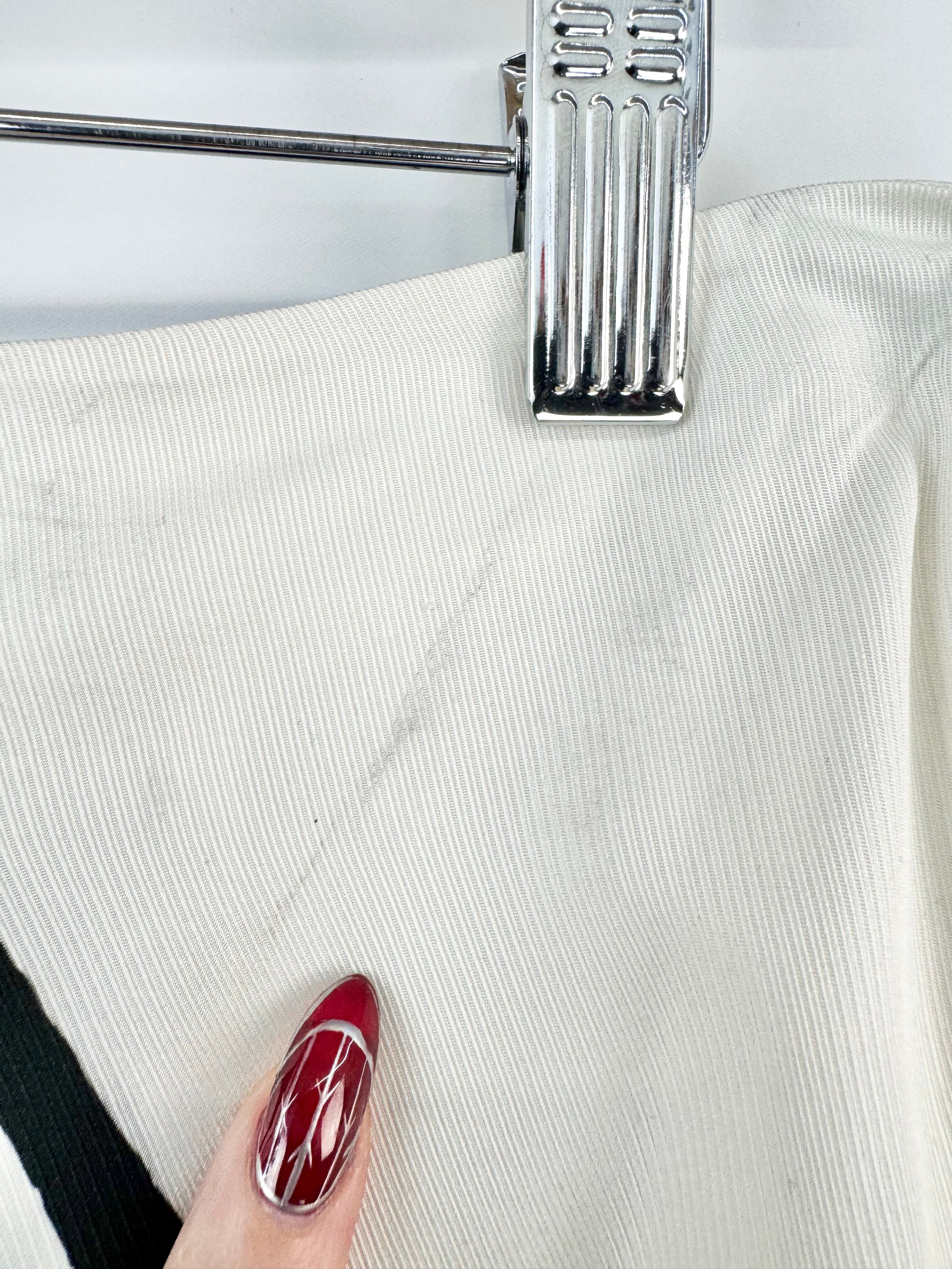 Sass & Bide White, Blue & Grey 'The Abstract' Asymmetric Skirt - AU10