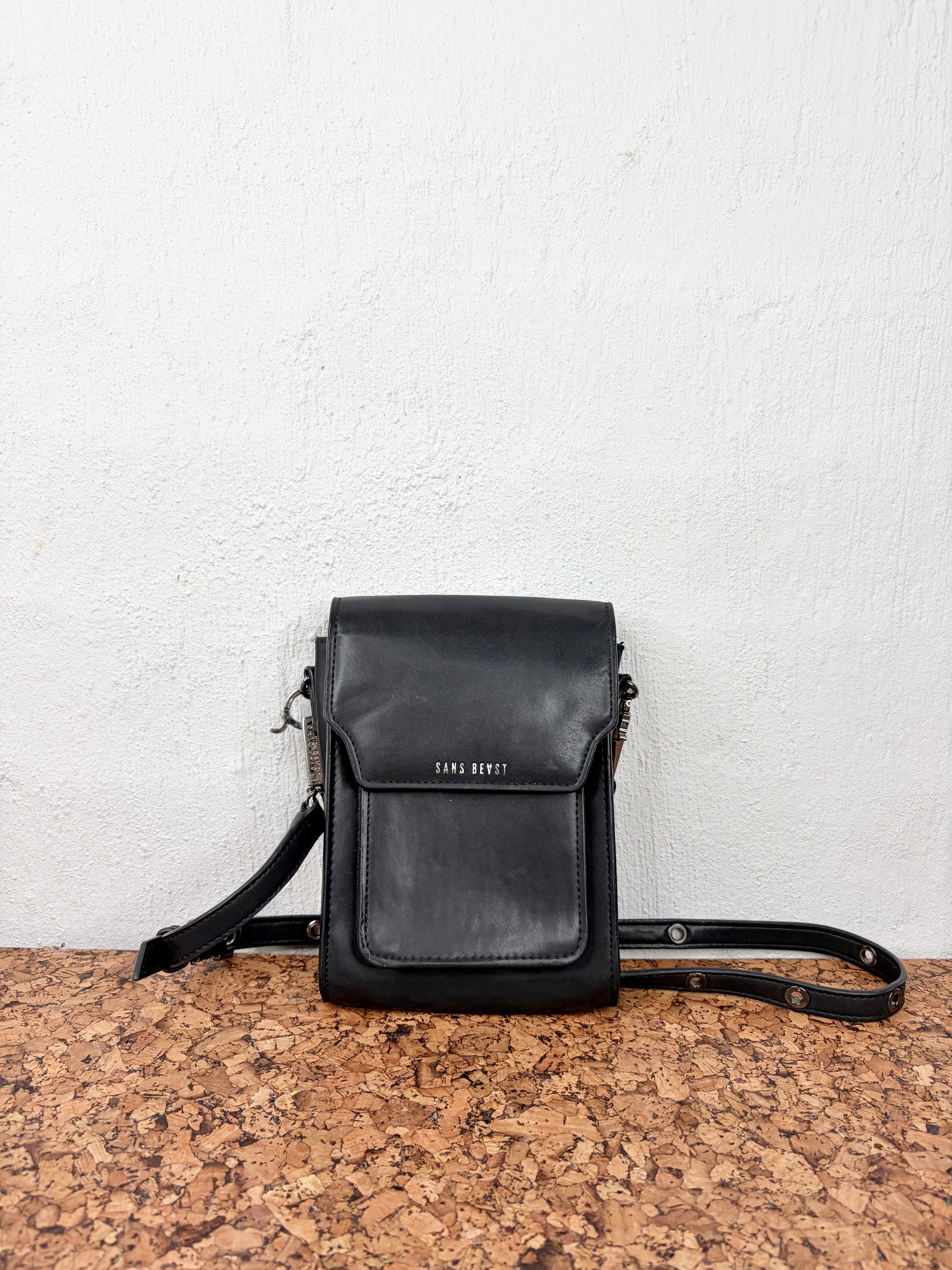 Sans Beast Vegan Leather Crossbody Mini Bag