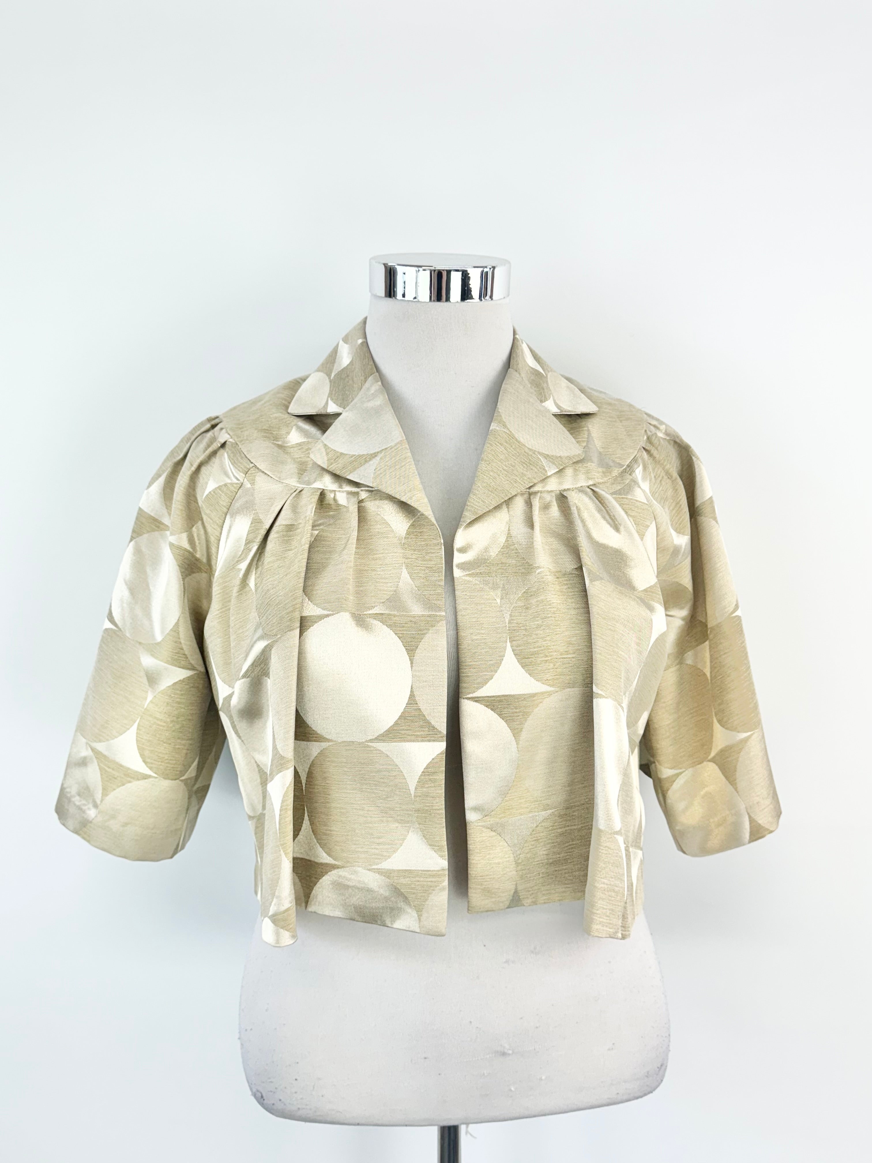 Mossman Champange Gold Cropped Jacket - AU14