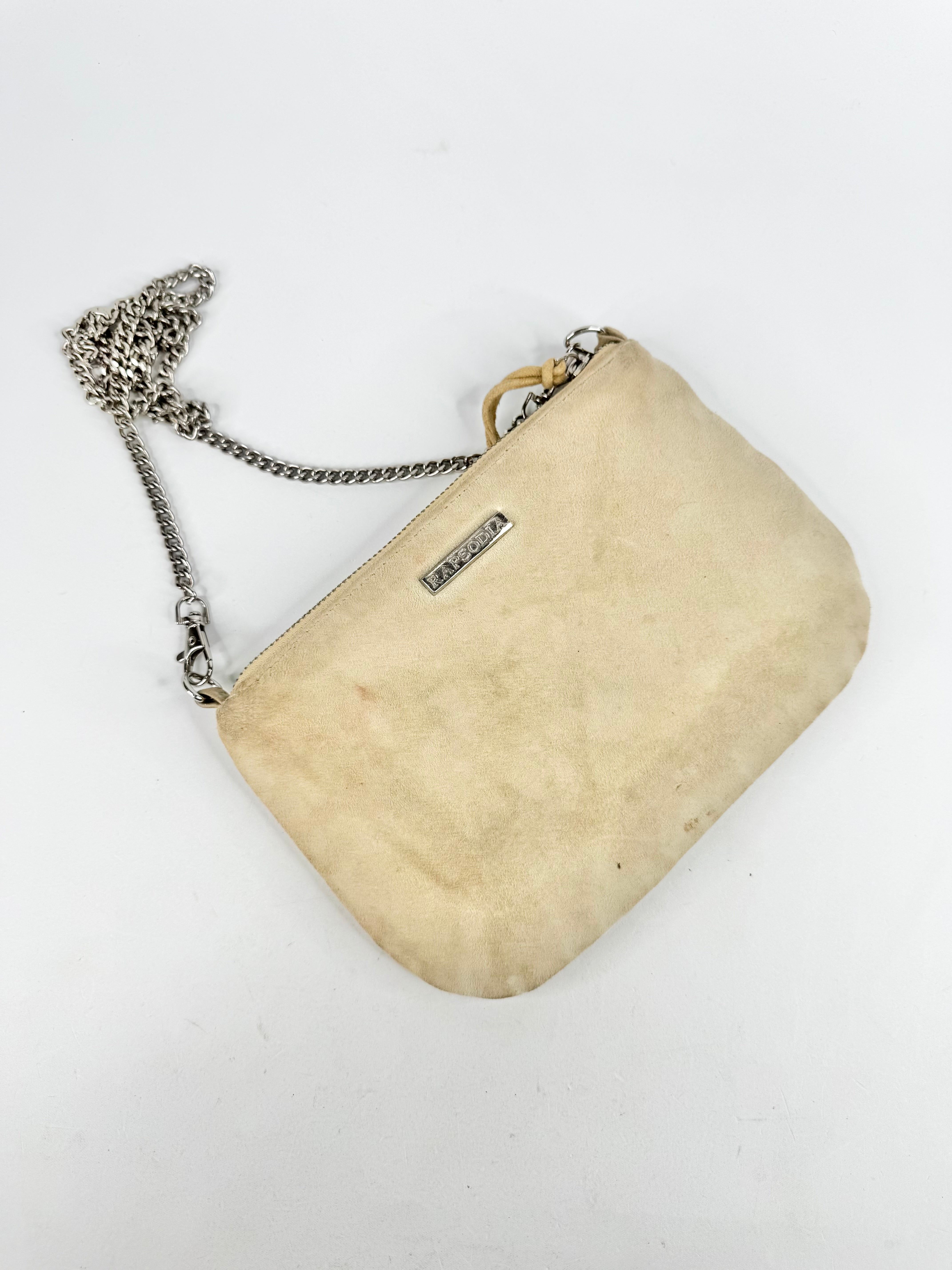 Rhapsodia Wheaten Beaded Wristlet