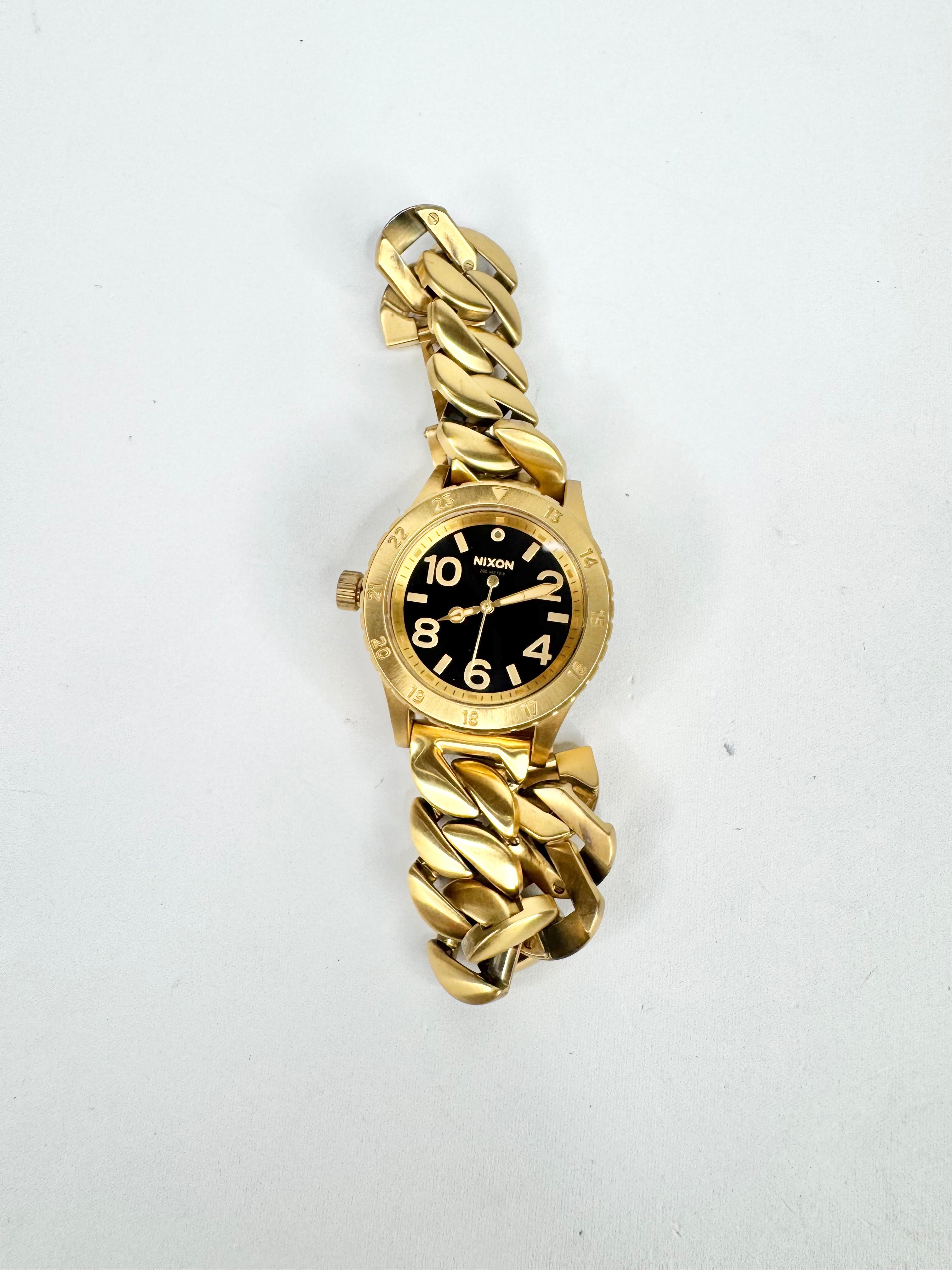 MFW Nixon Gold Stainless Steel Watch