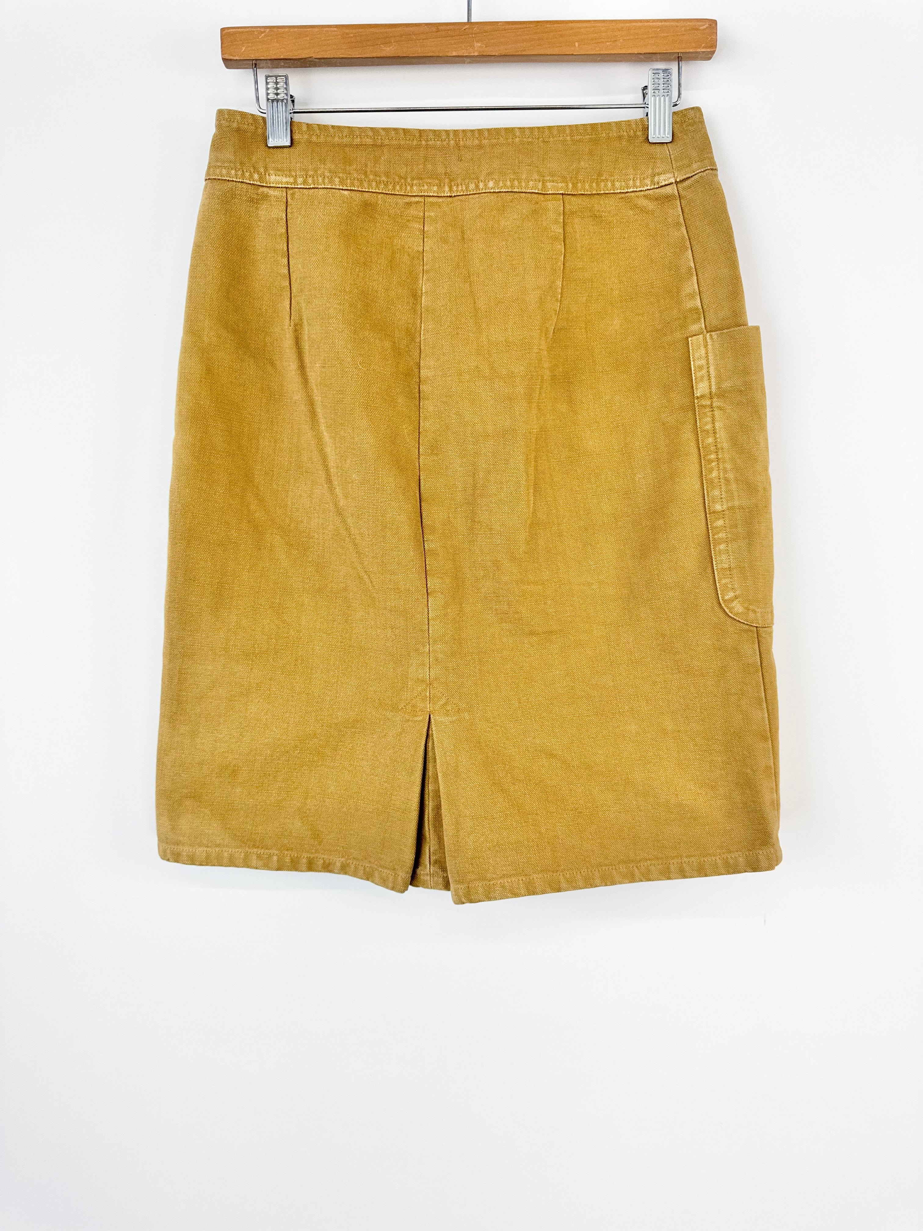 Isable Marant Etoile Khaki Mini Skirt - AU8