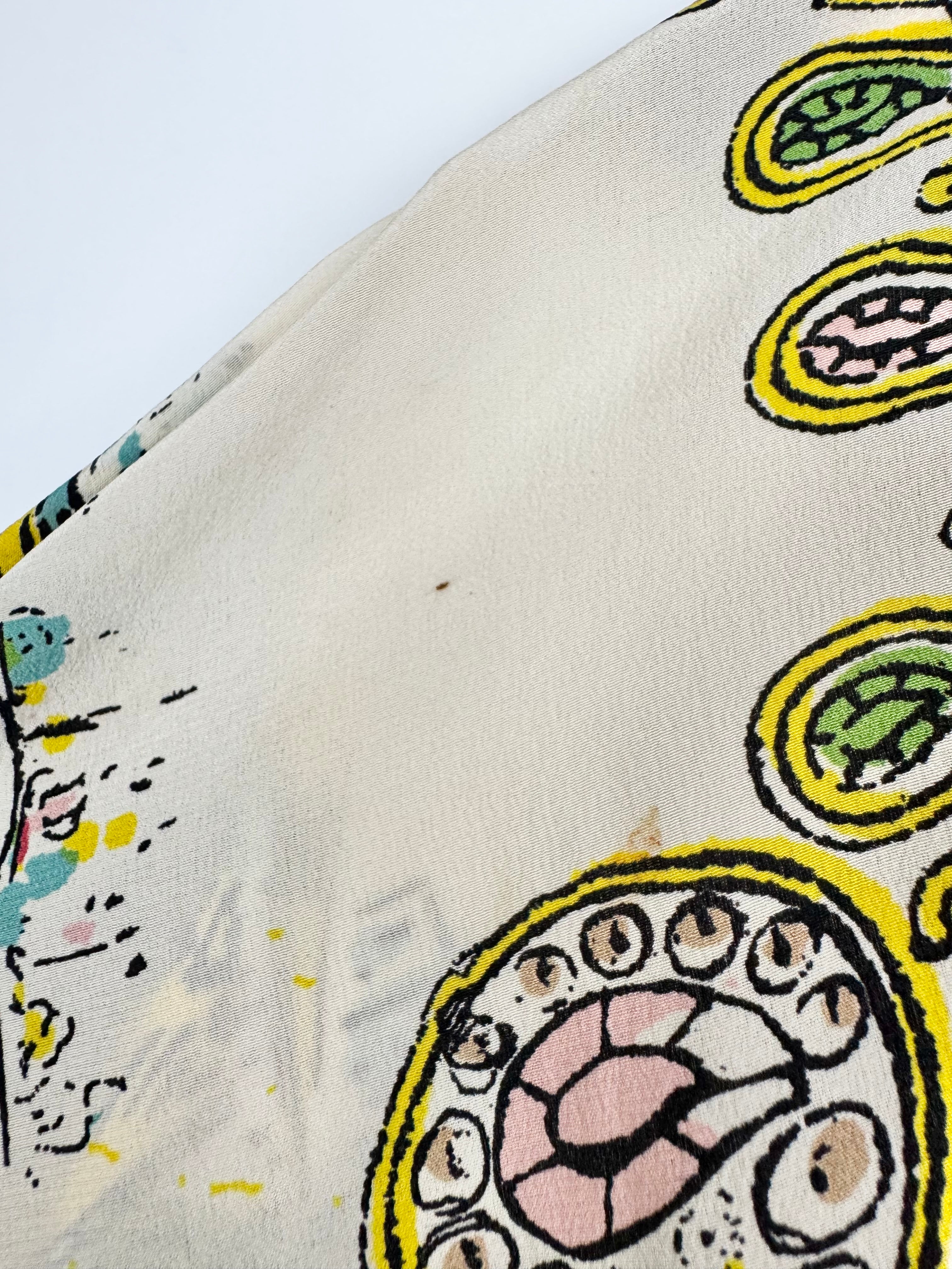 Collette Dinnigan Illustrated Watercolour Dress - AU8