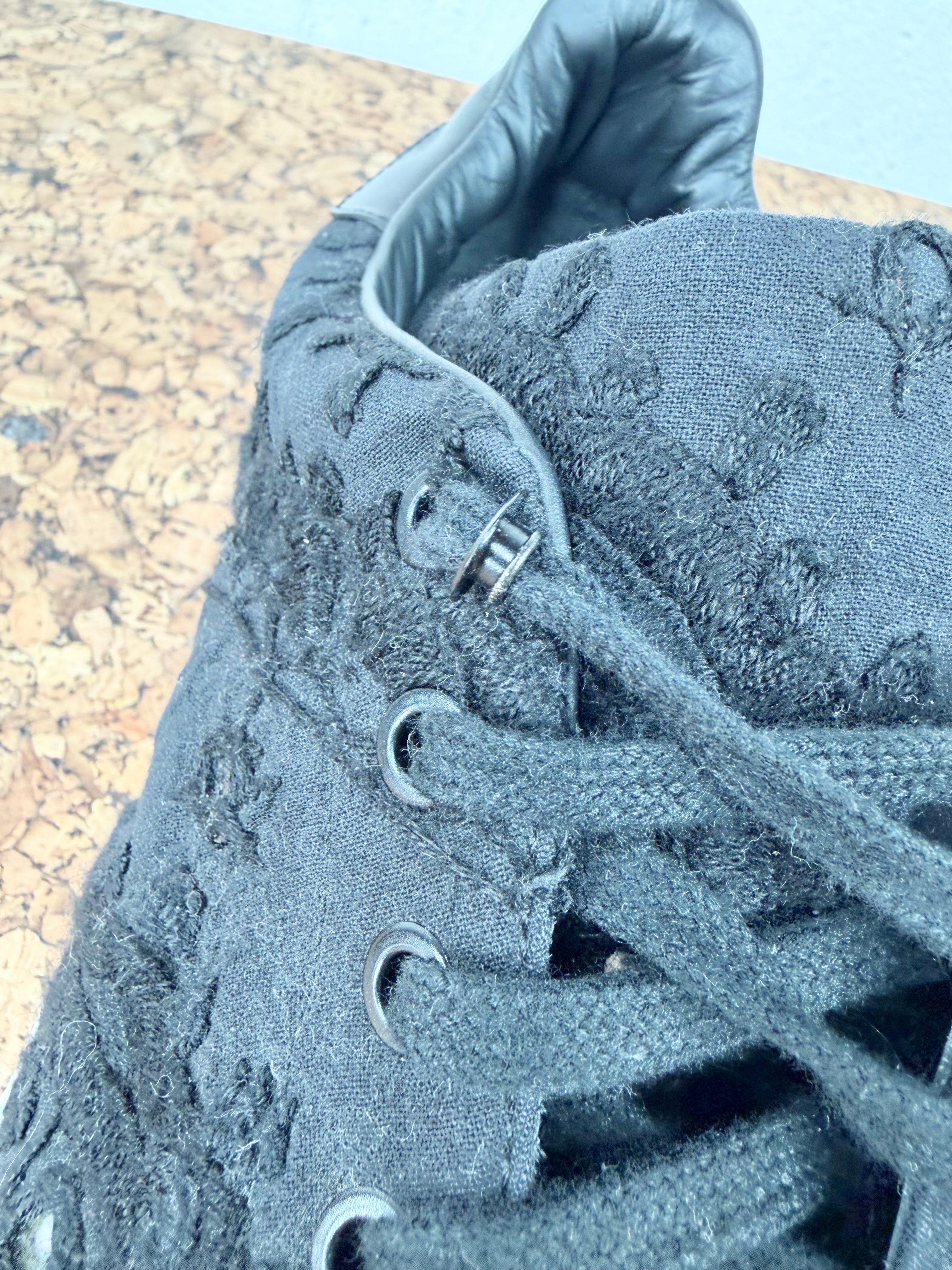 By Walid Embroidered Black Sneaker - EU42