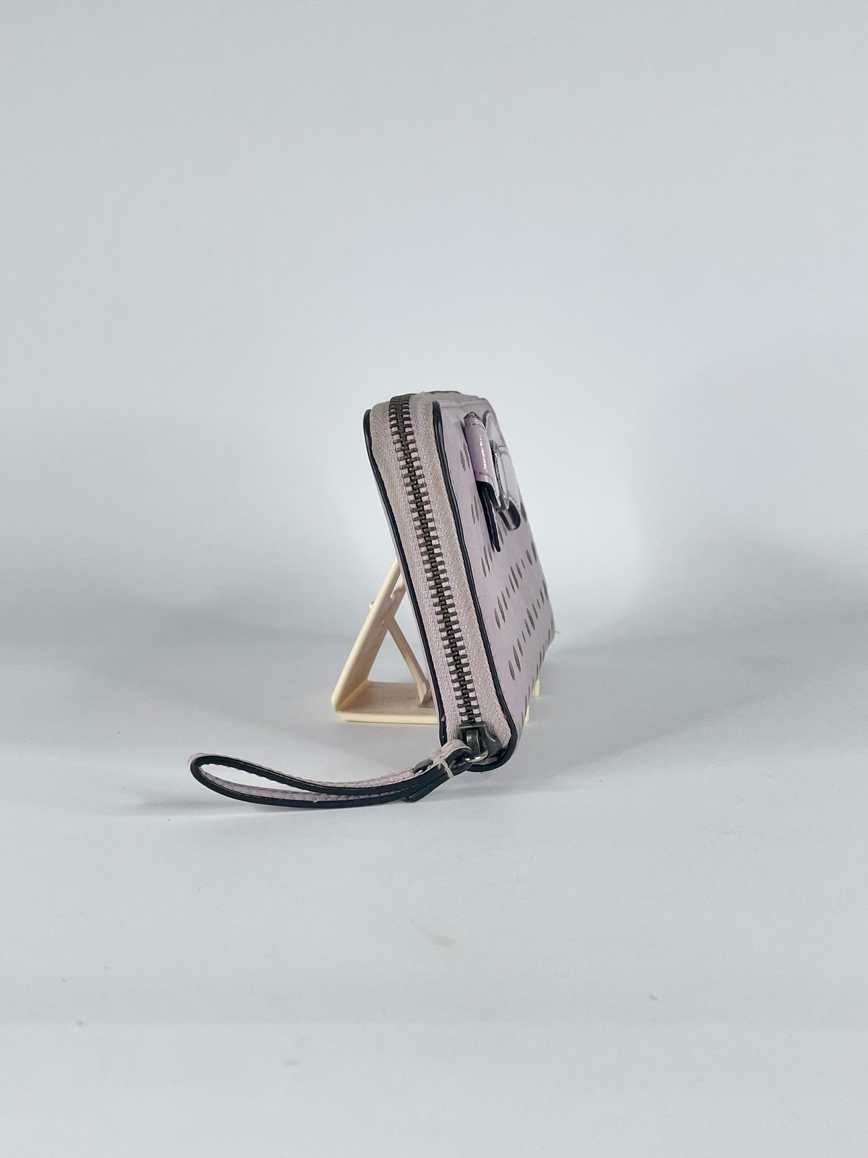 Mimco Lavender Leather Bow Wallet