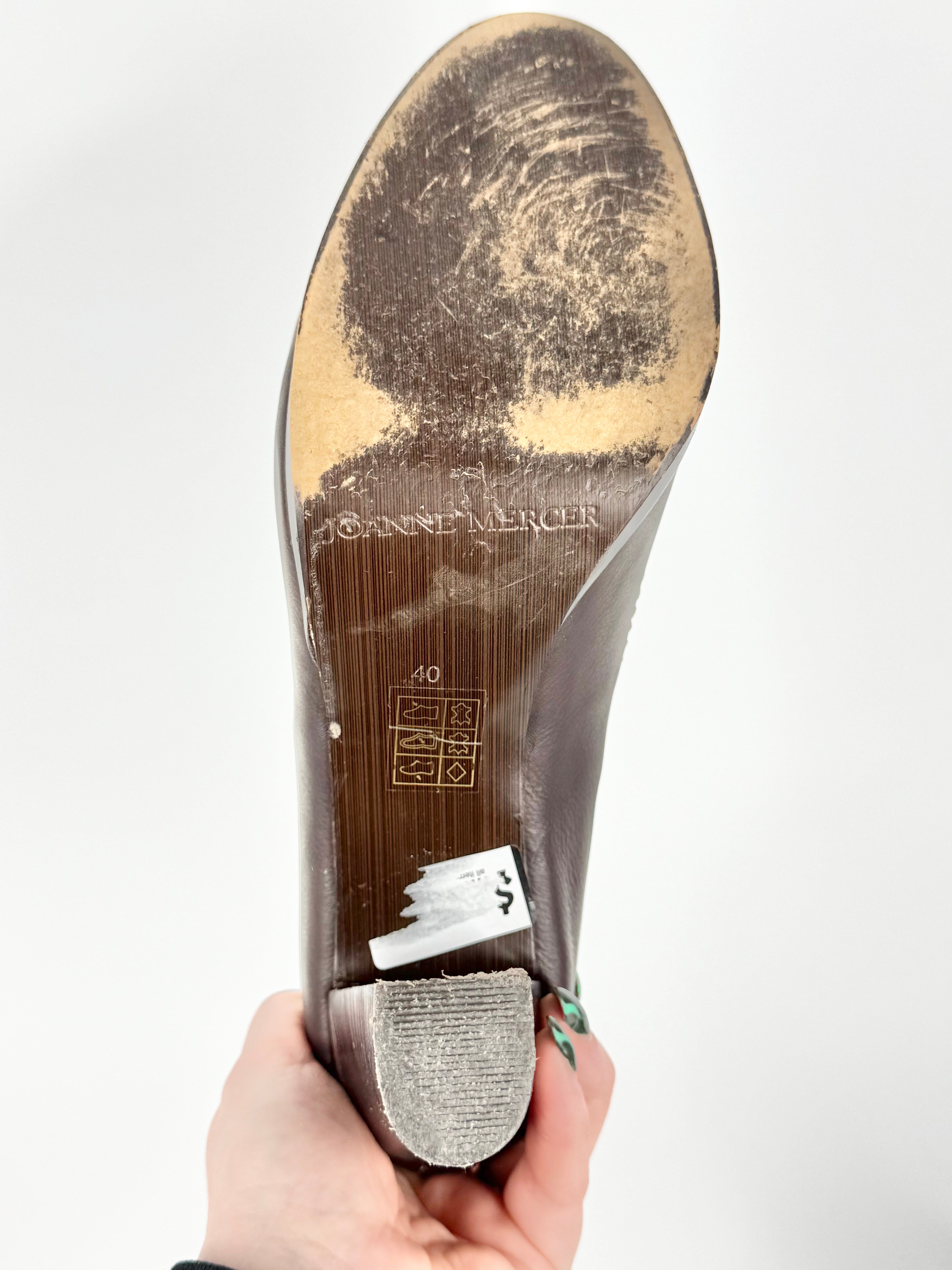 Jo Mercer Coffee Bean Pumps - EU40