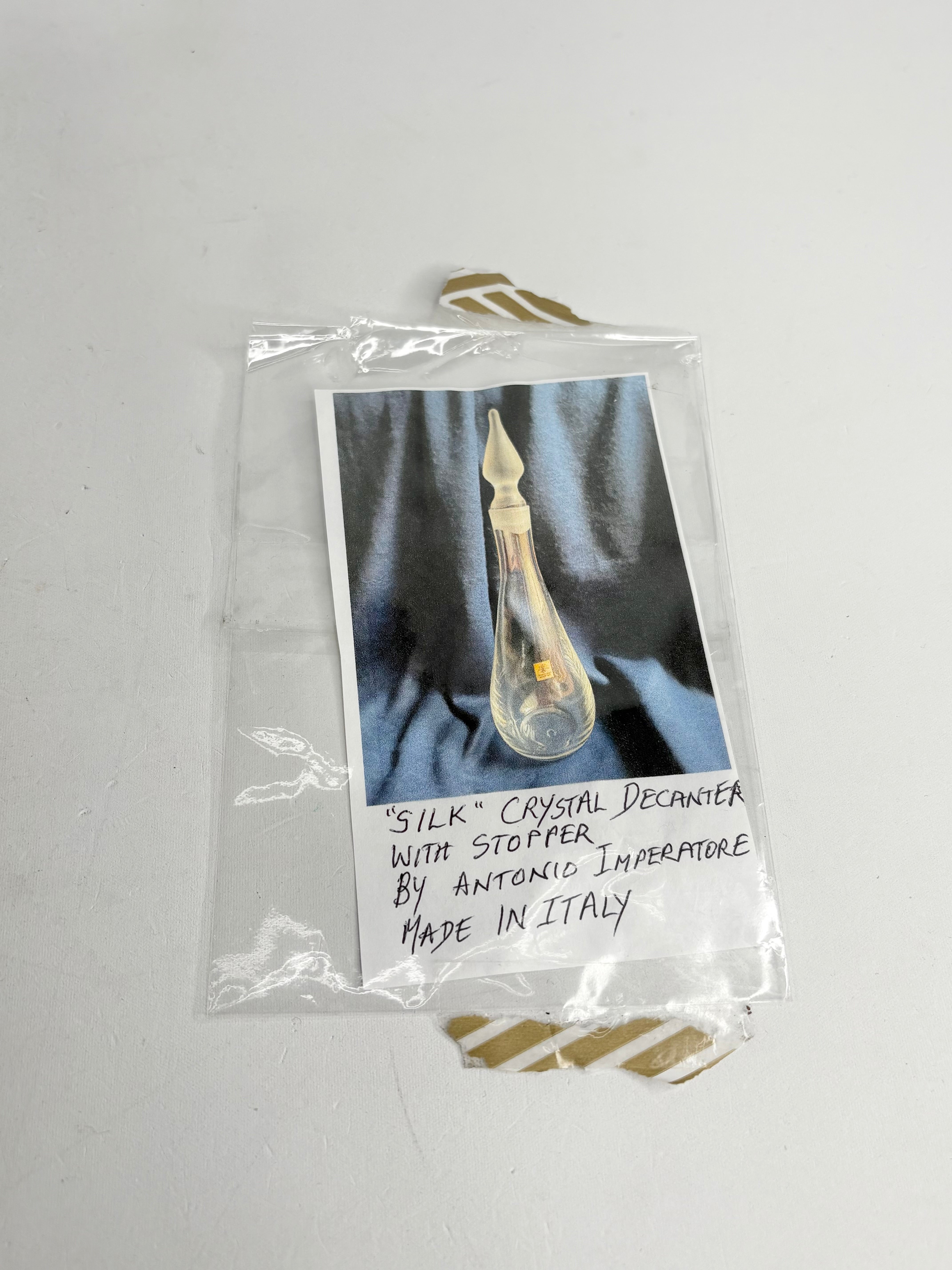 Antonio Imperatore 'Silk' Crystal Decanter