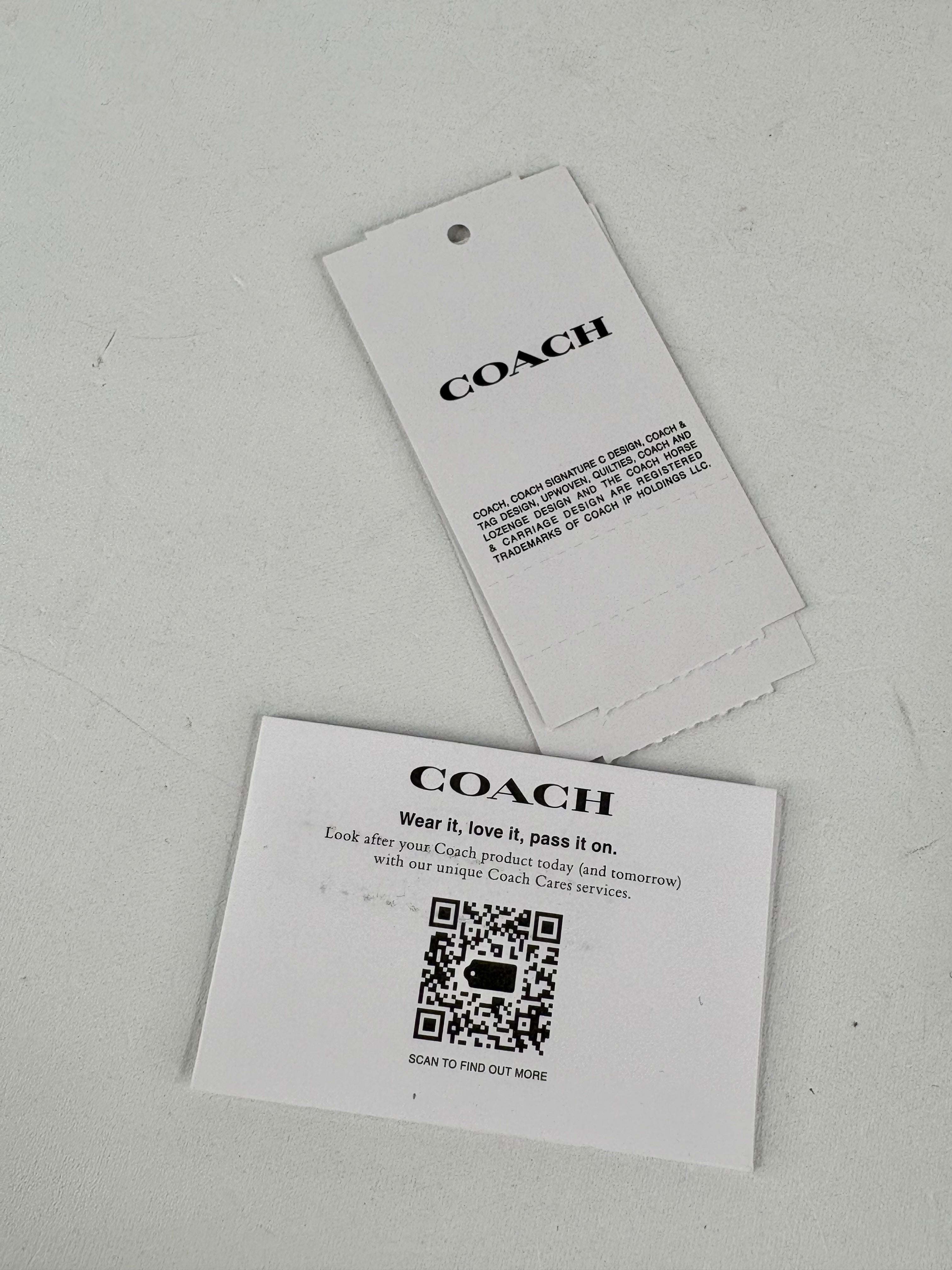 Coach Racer-Blue Leather Slim Card Case