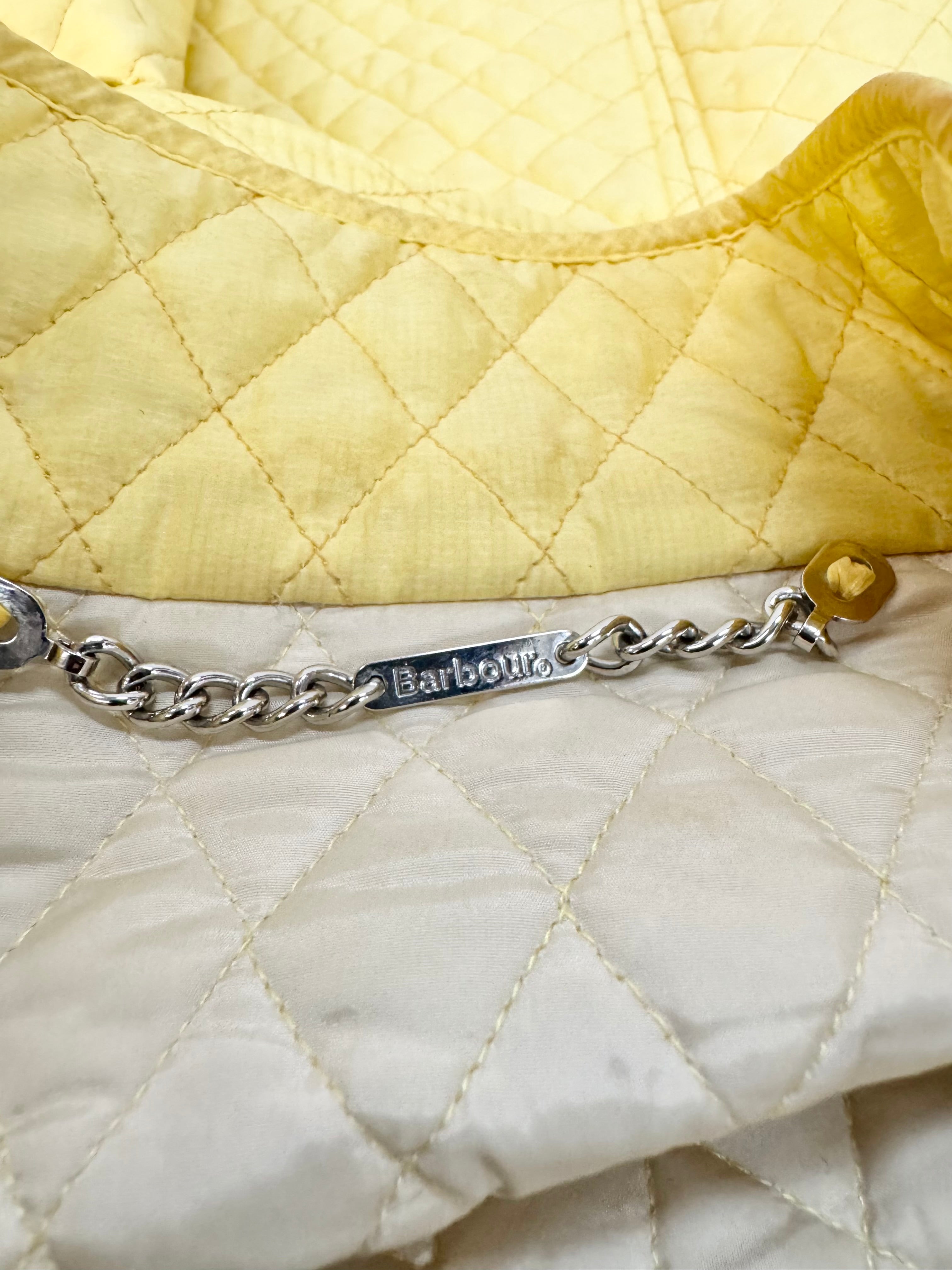 Barbour Butter Yellow Quilted Jacket - AU18