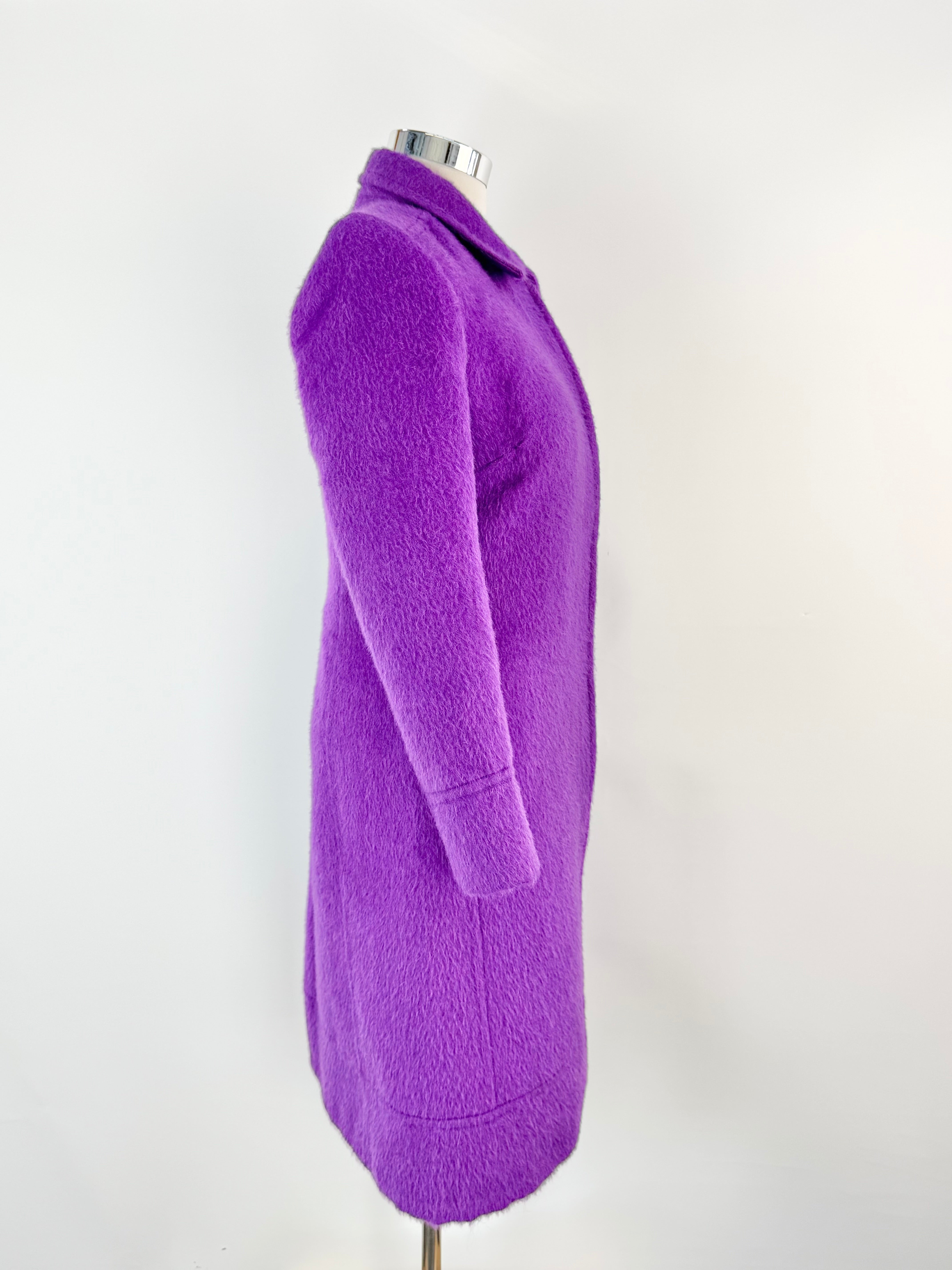 Ink Violet Wool Coat - AU12