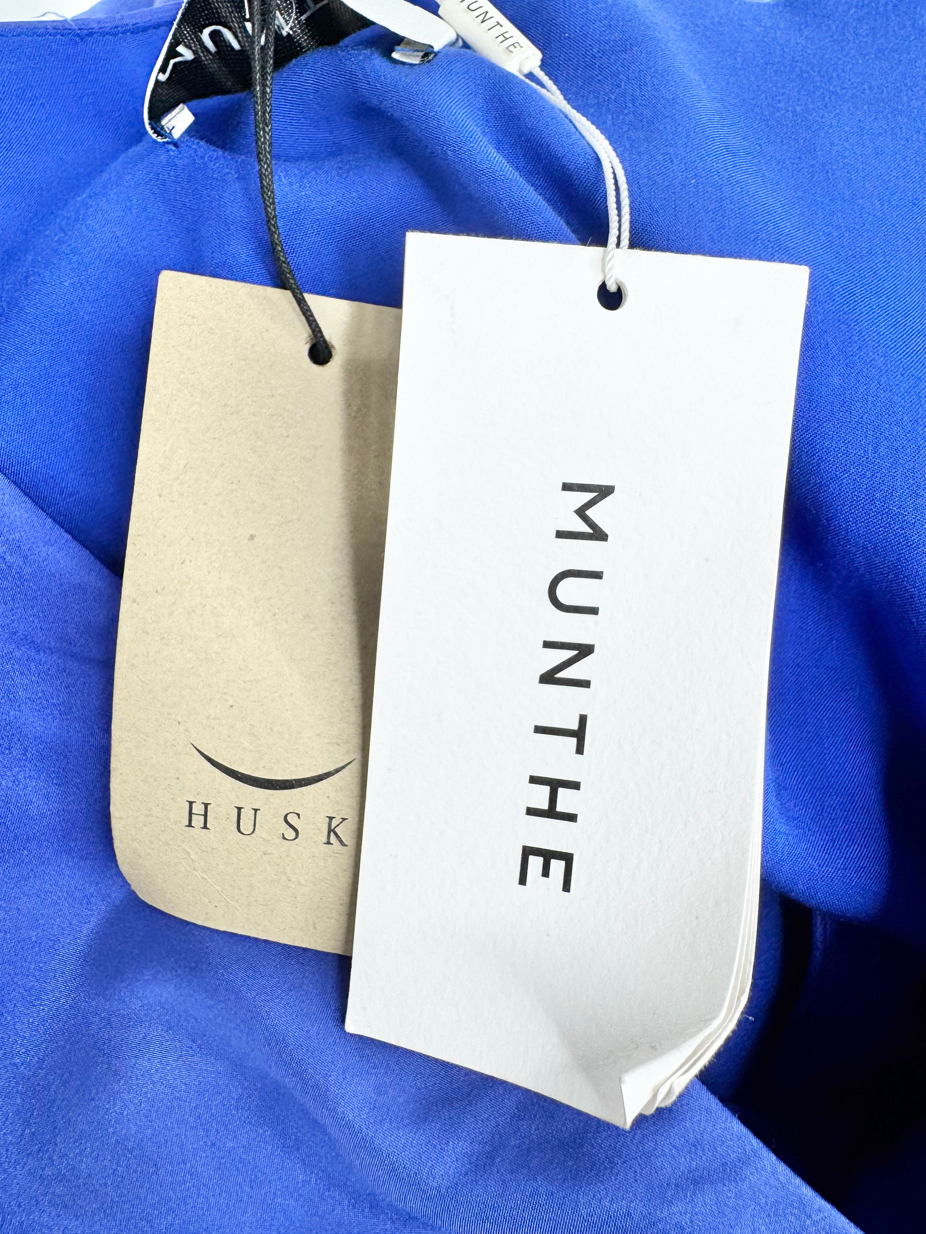Munthe 'MT Distant Indigo' Silk Dress NWT - AU10