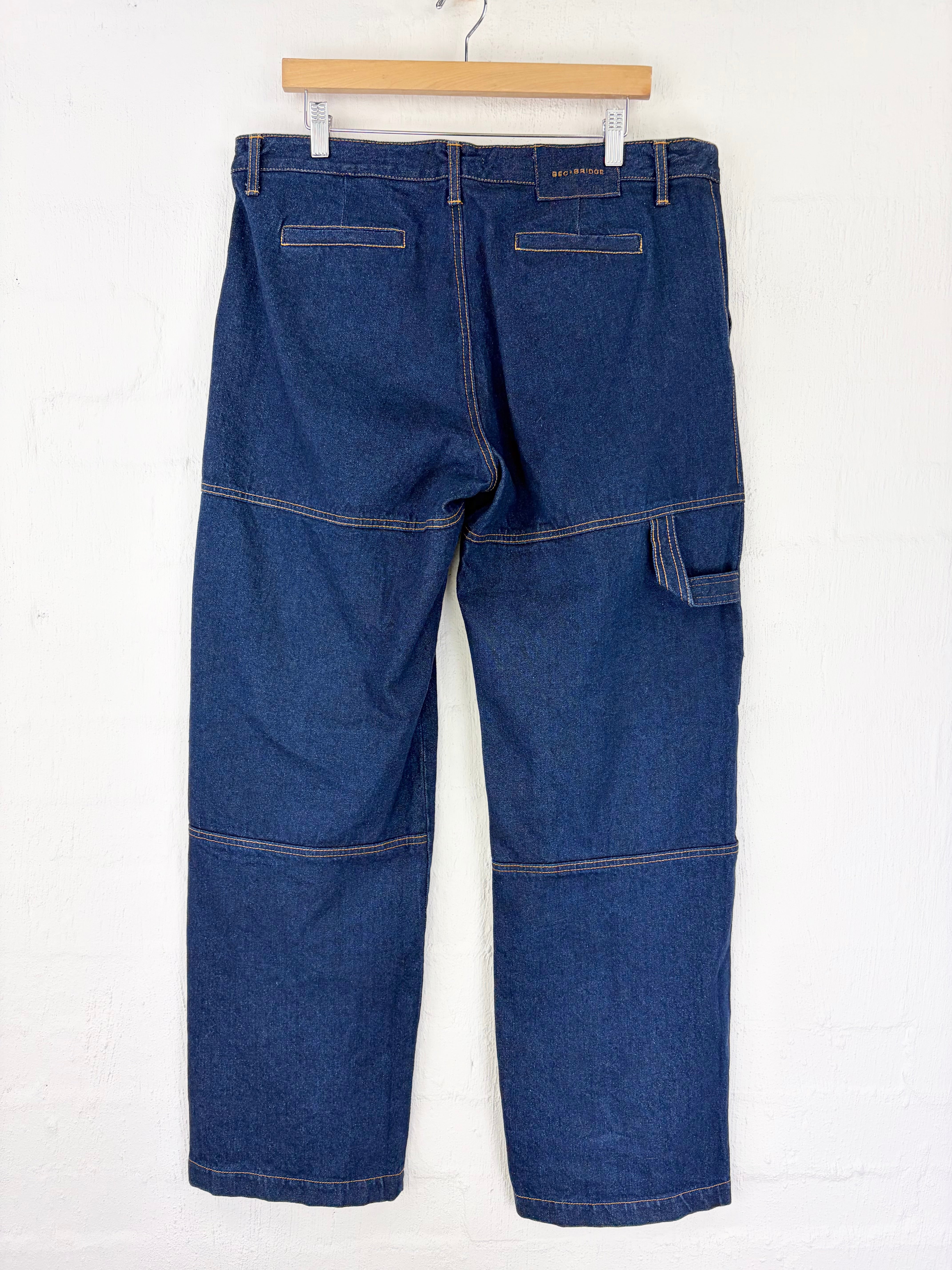 Bec + Bridge Blue 'Rio Pocket' Denim Patch Pocket Jeans NWT - AU16