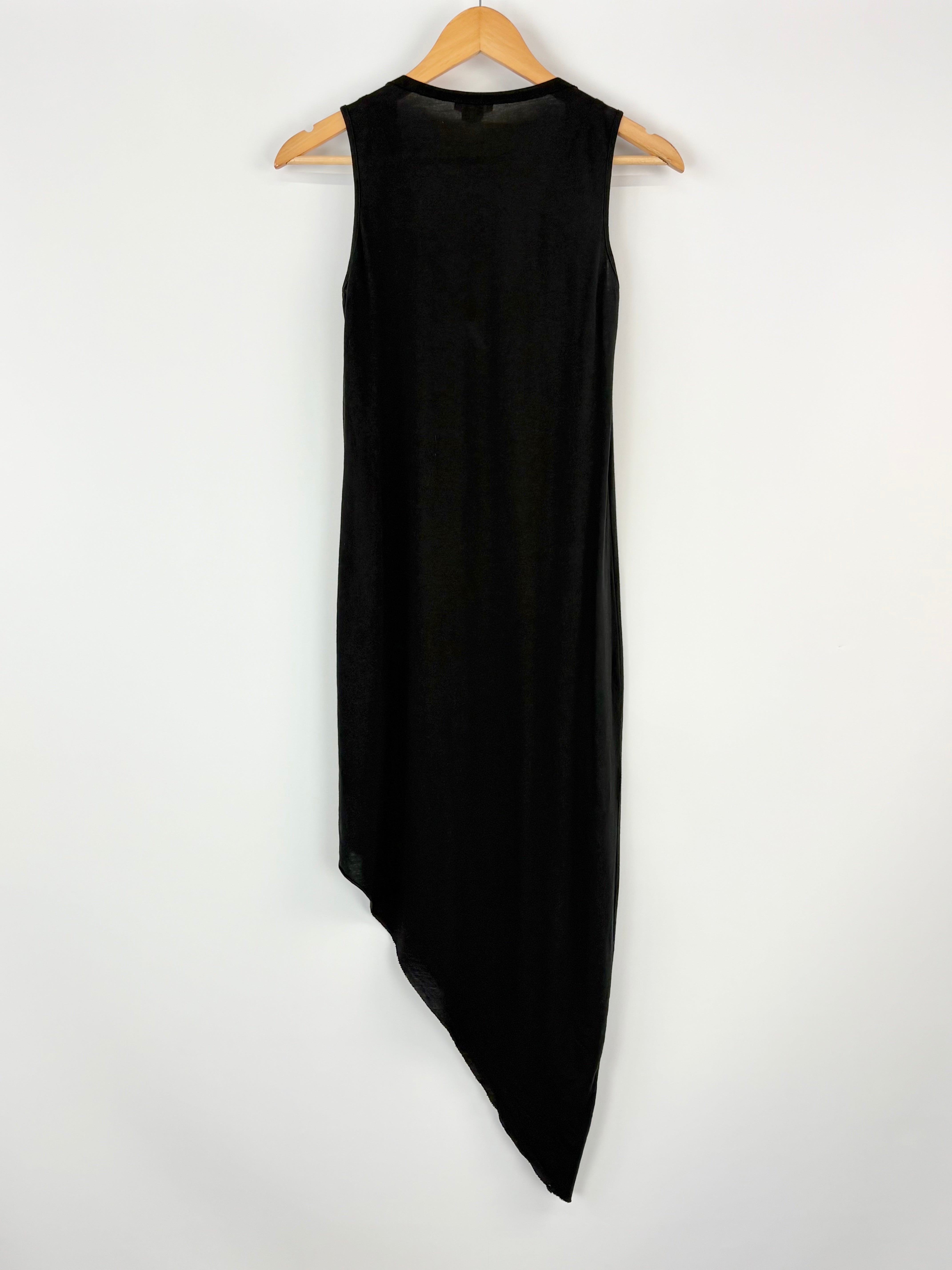 Helmut Lang Black Asymmetrical Dress - AU8