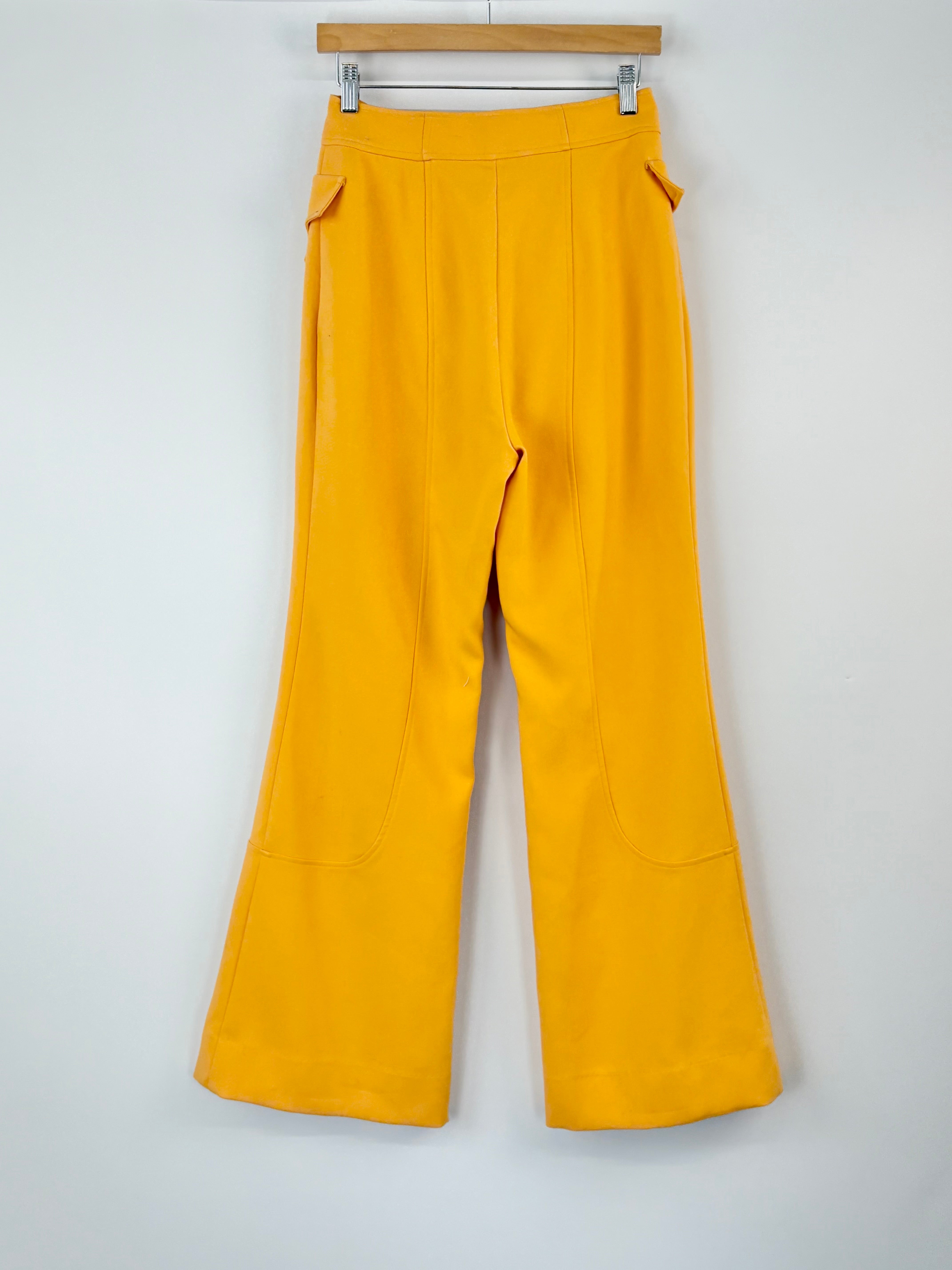 Alice McCall Mustard Yellow 'Air France' Pants - AU8