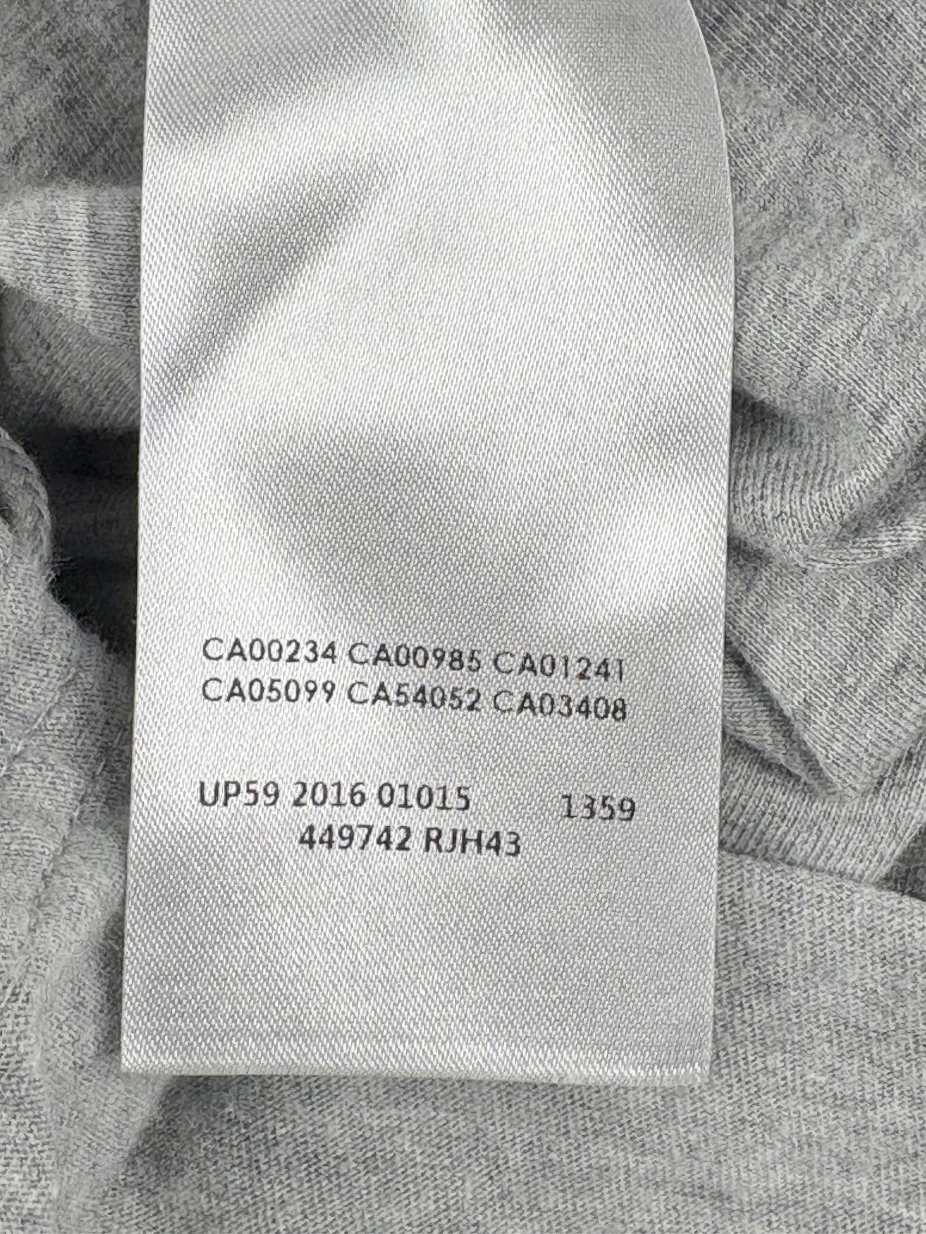 McQ Alexander McQueen Cloud Grey Melange Eyelet Tank Dress - AU10