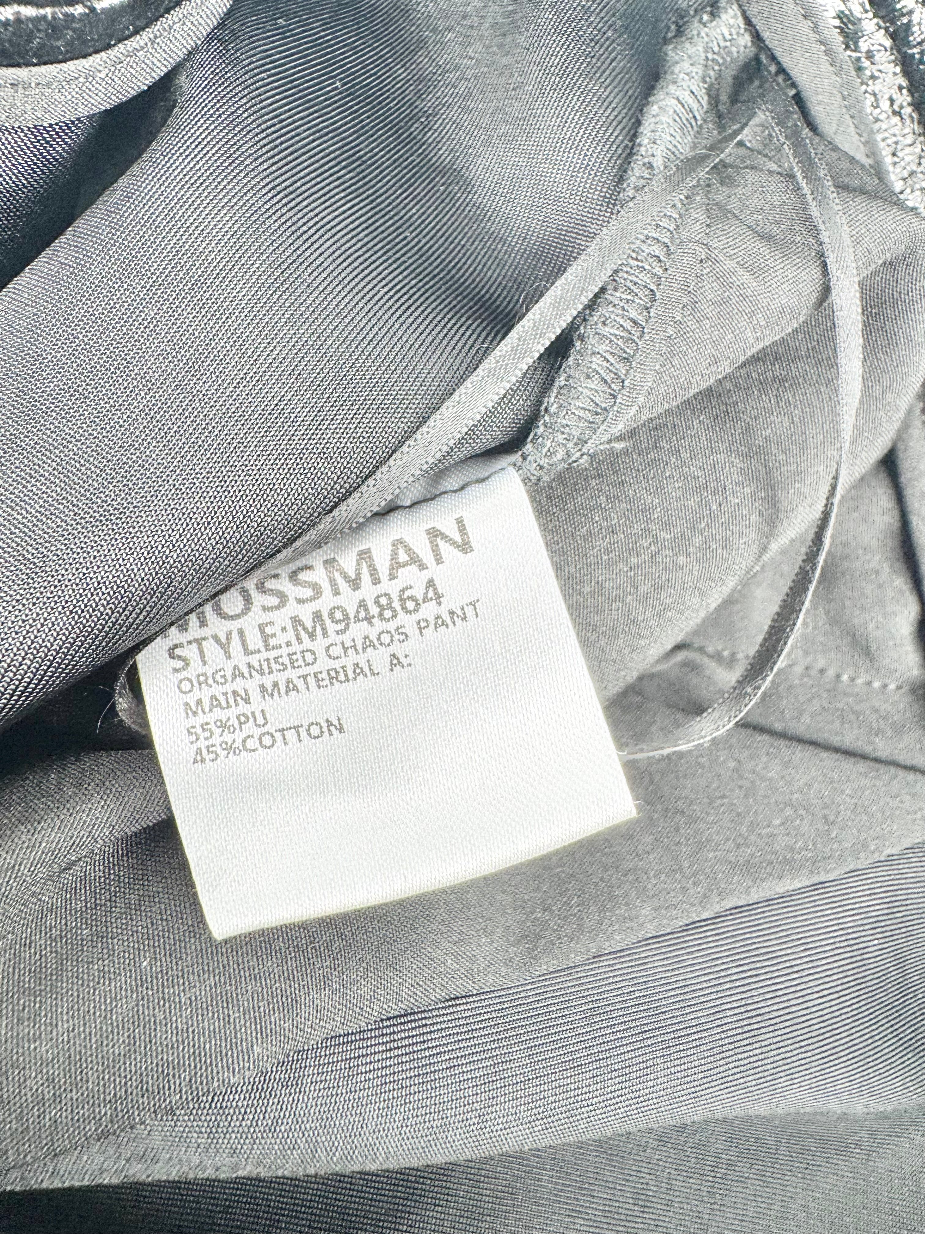 Mossman Organised Chaos Black Pants NWT - AU6