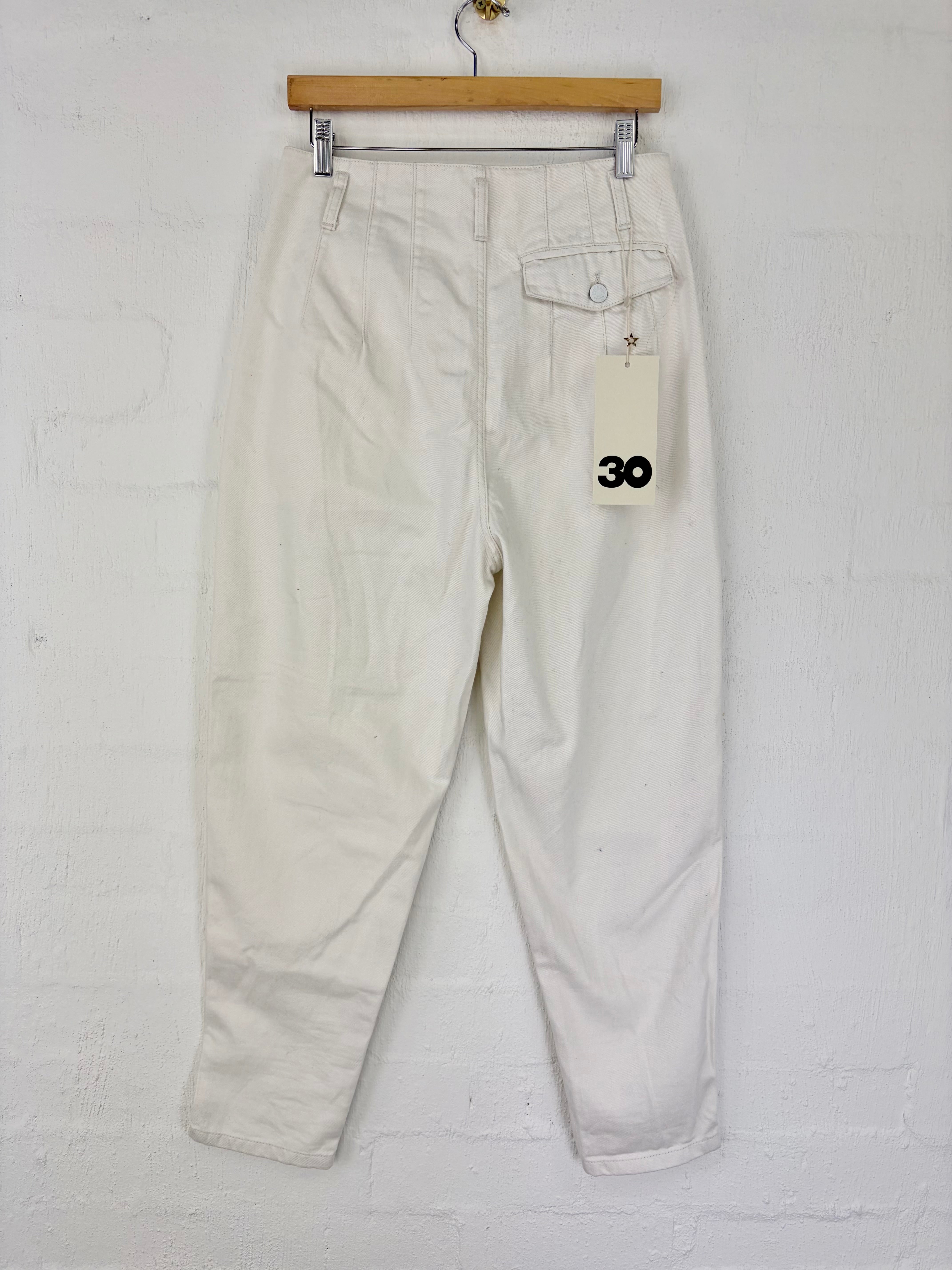 Sass & Bide 'Dream My Mind' White Jean NWT - AU12