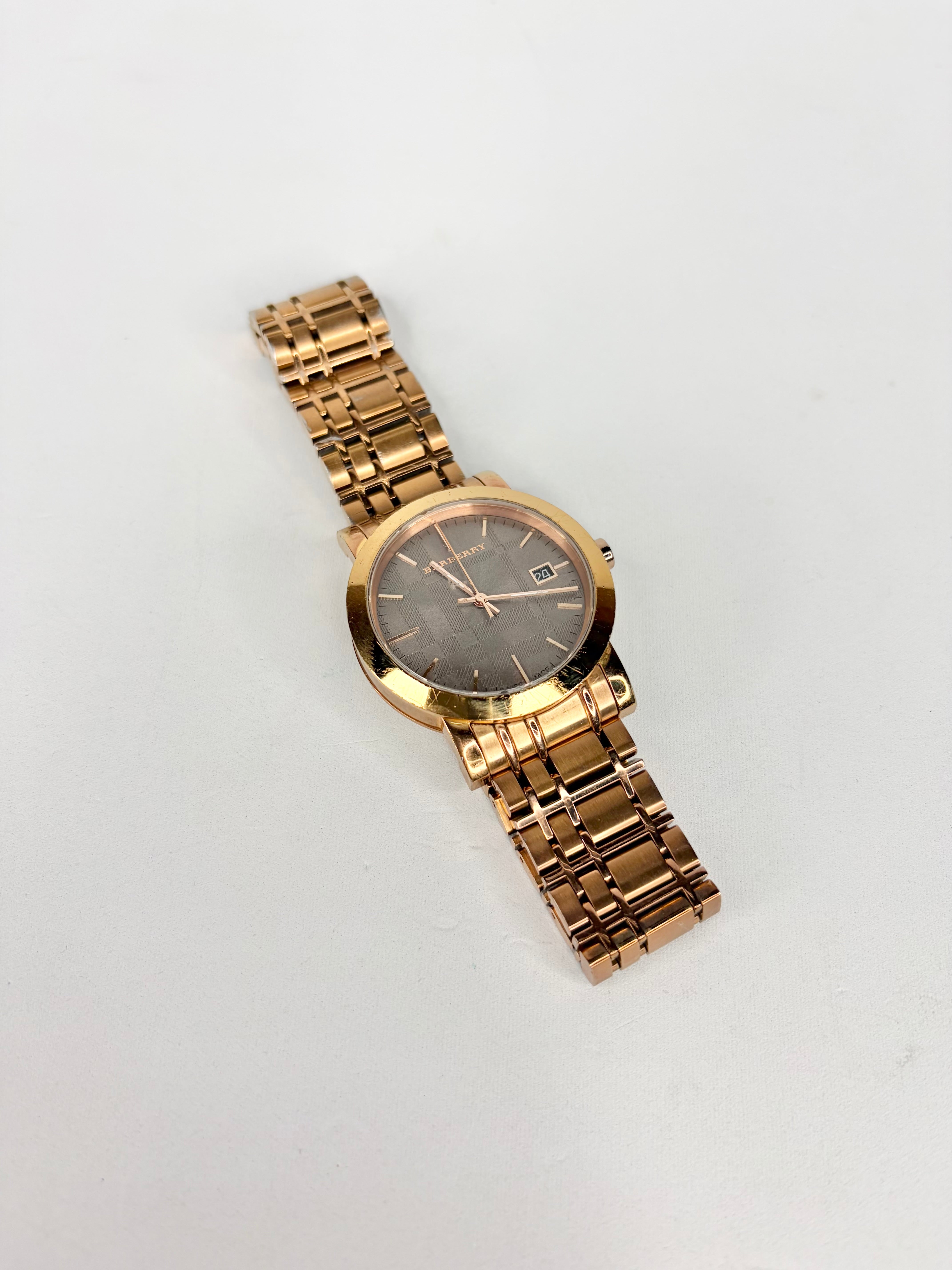 Burberry Rose Gold Swiss-Made Quartz Watch