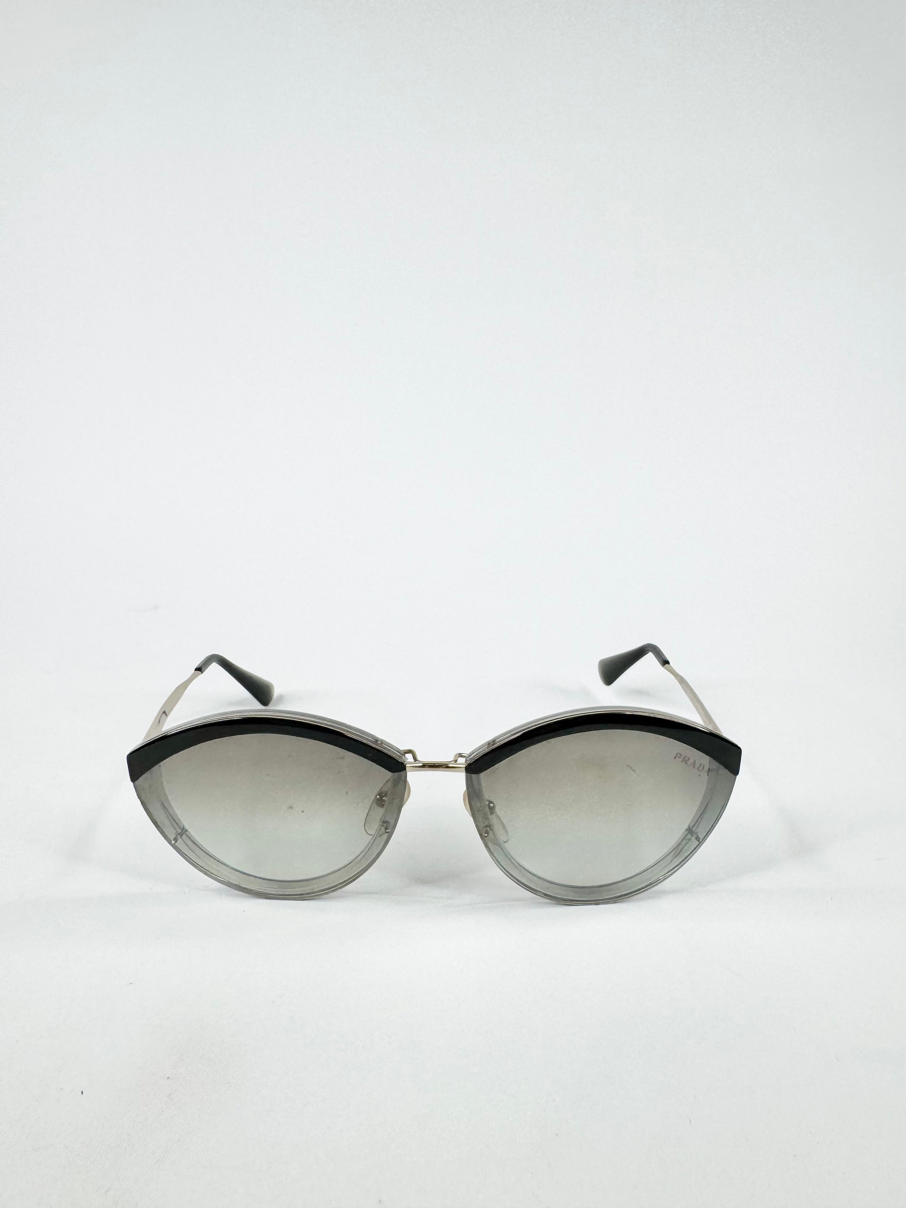 Prada Grey 'Cinema Catwalk' Cat Eye Sunglasses