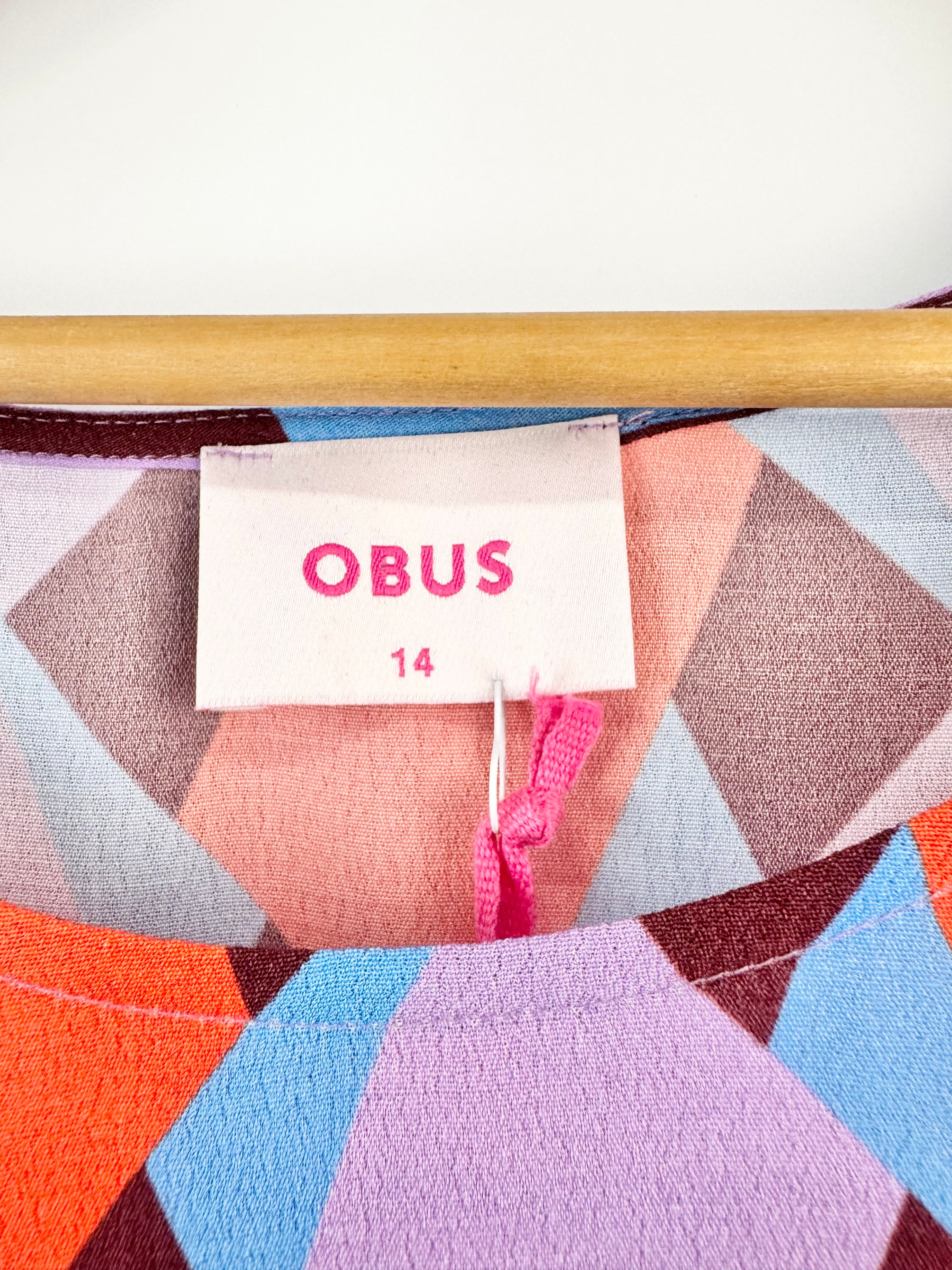 Obus Geo Mosaic 'Diamond Daze' Dress - AU14