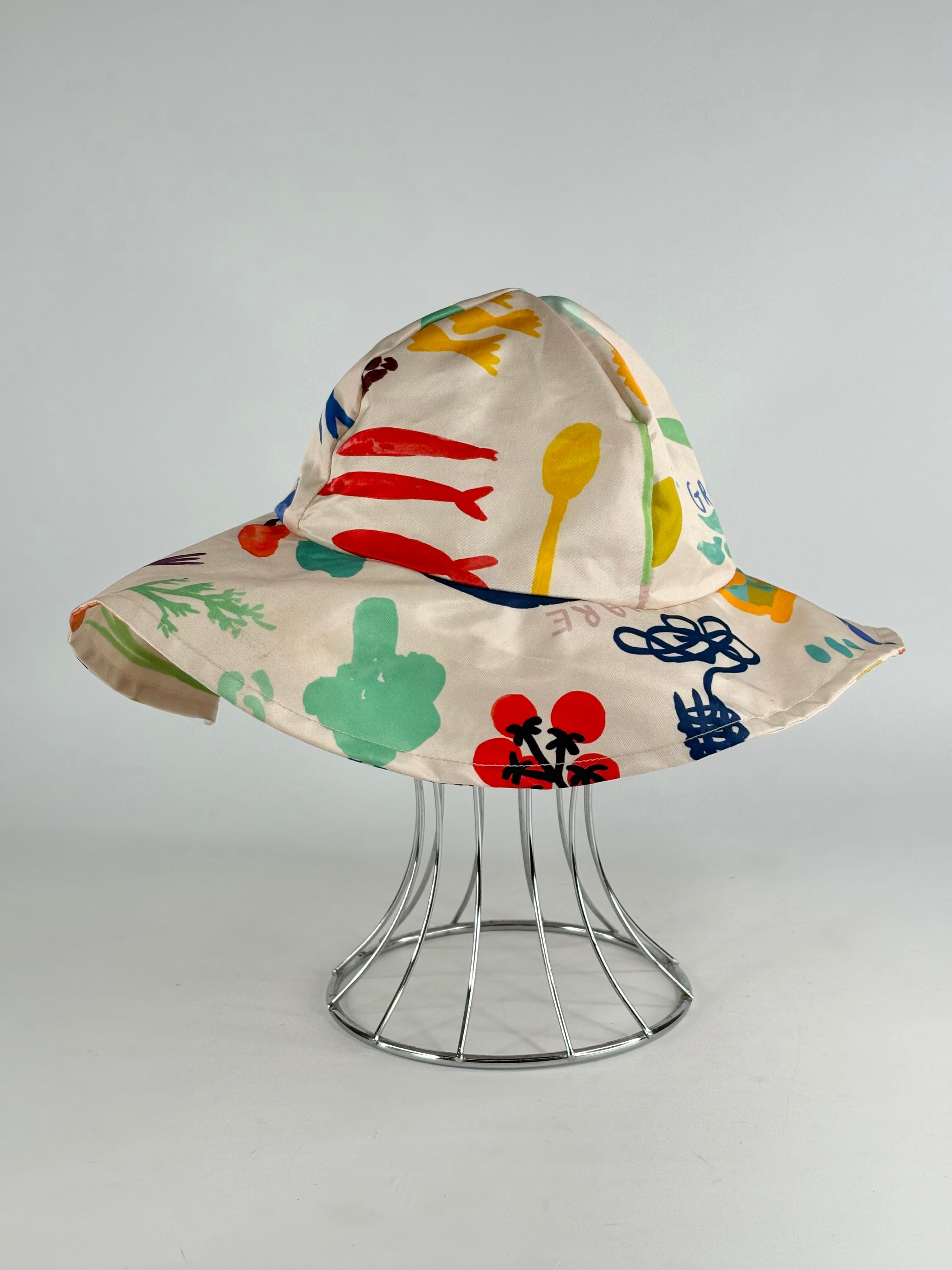 Gorman Playground x Stephanie Alexander Grow/Harvest/Share Motif Floppy Hat