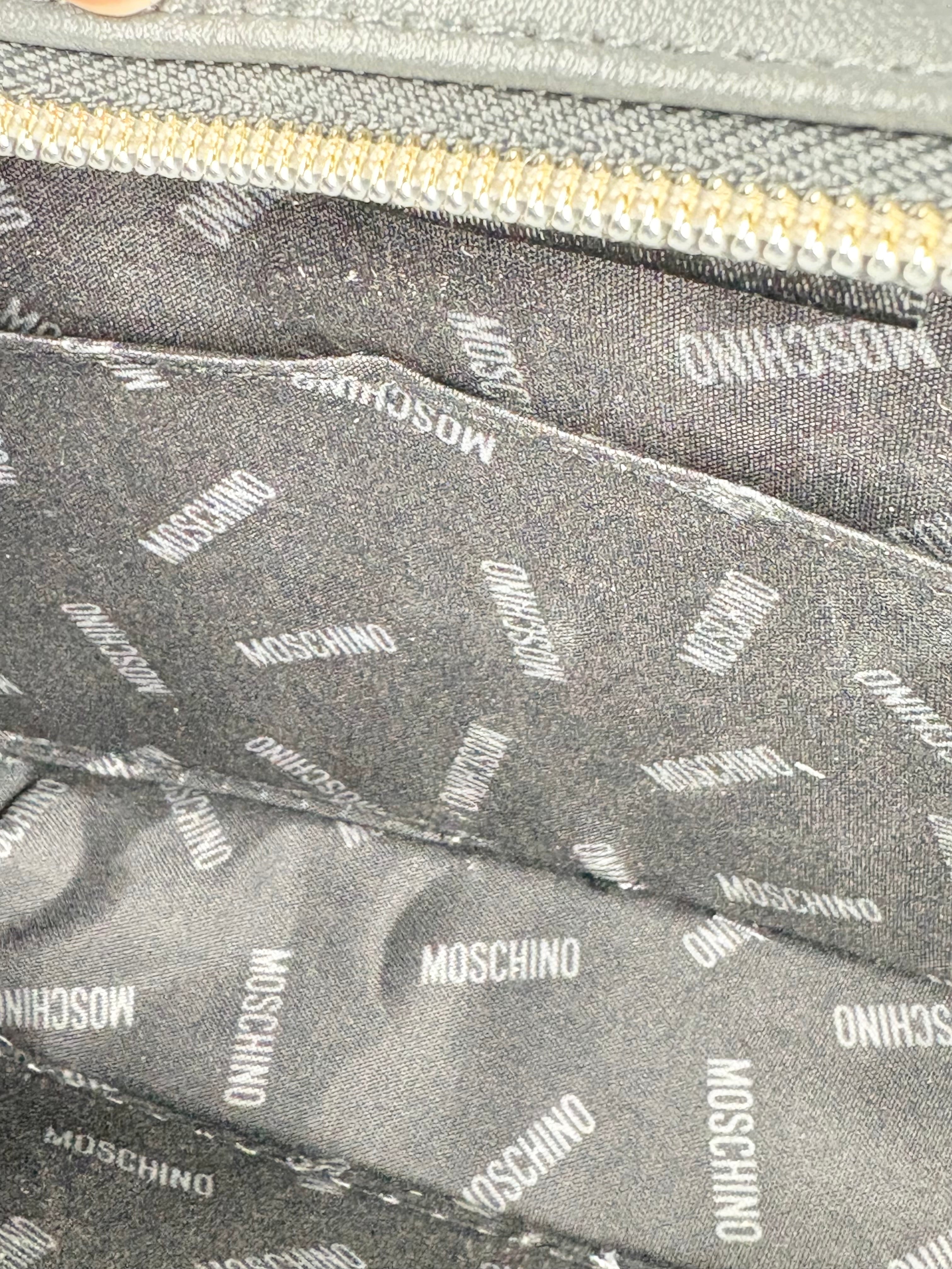 Moschino for China Airlines Slate Amenity Bag