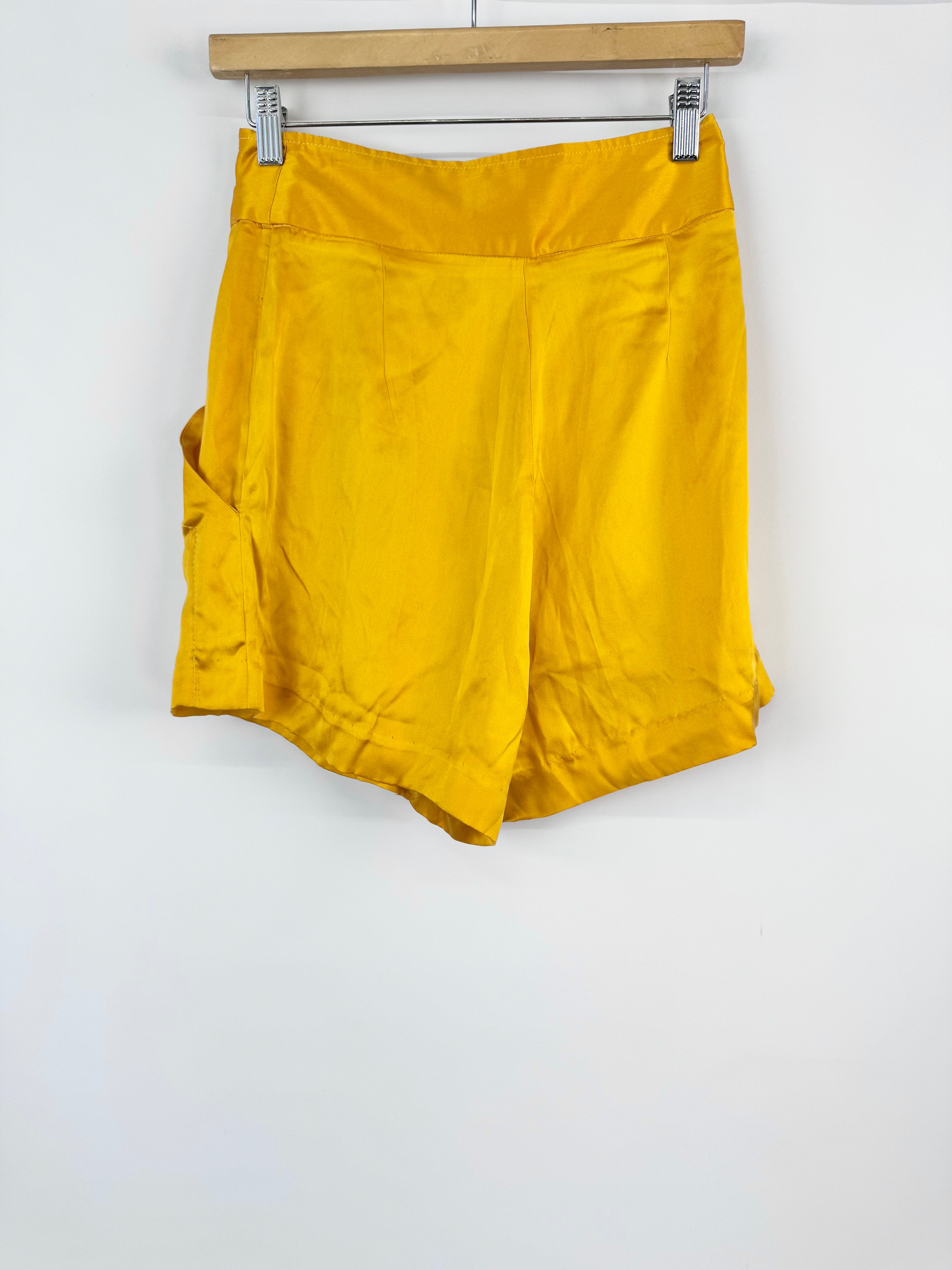 Vintage Kore by Sophia Kokosalaki Marigold Silk Shorts - AU6