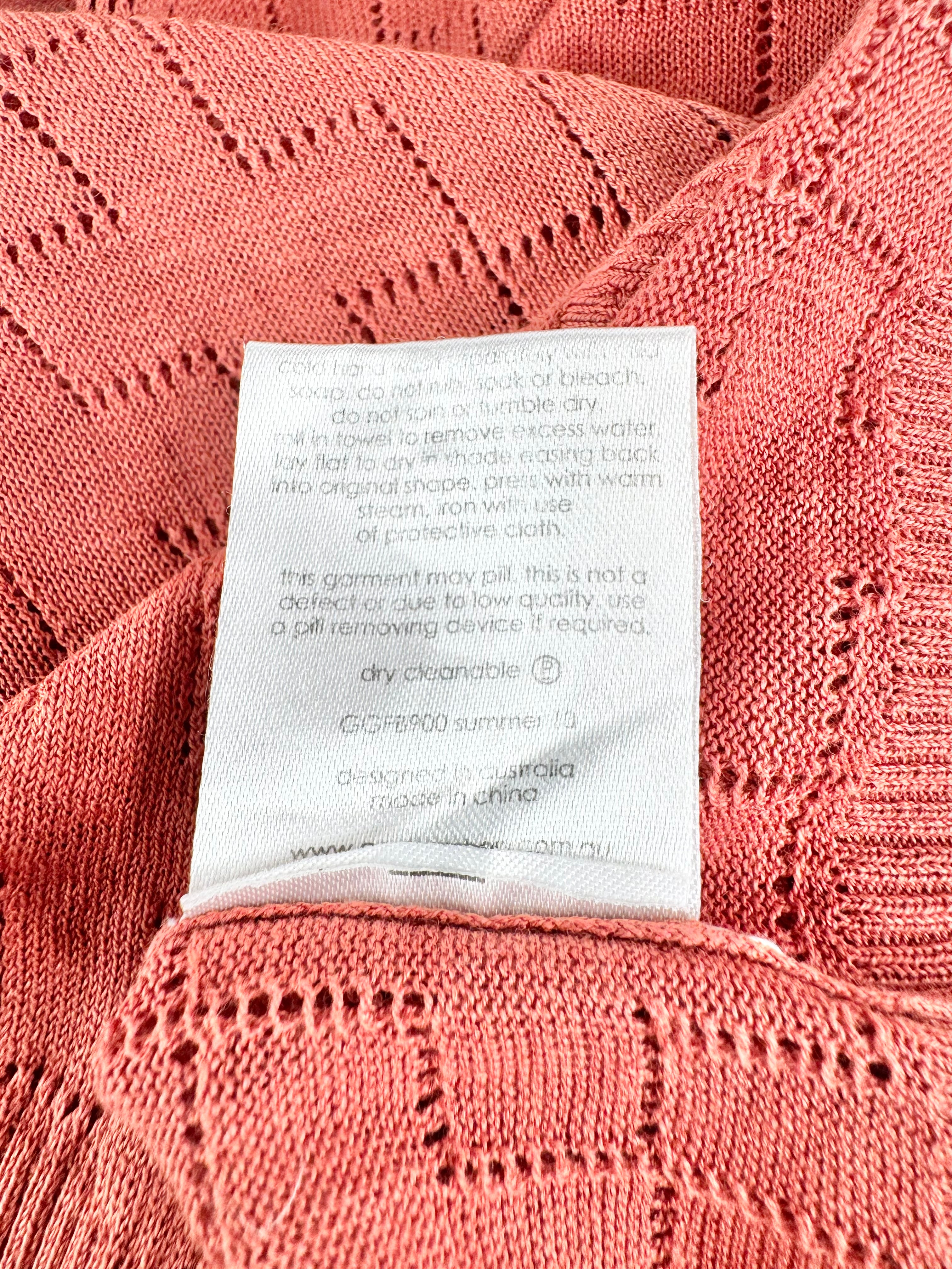 Gorman Saffron Silk & Cotton Cardigan - AU8