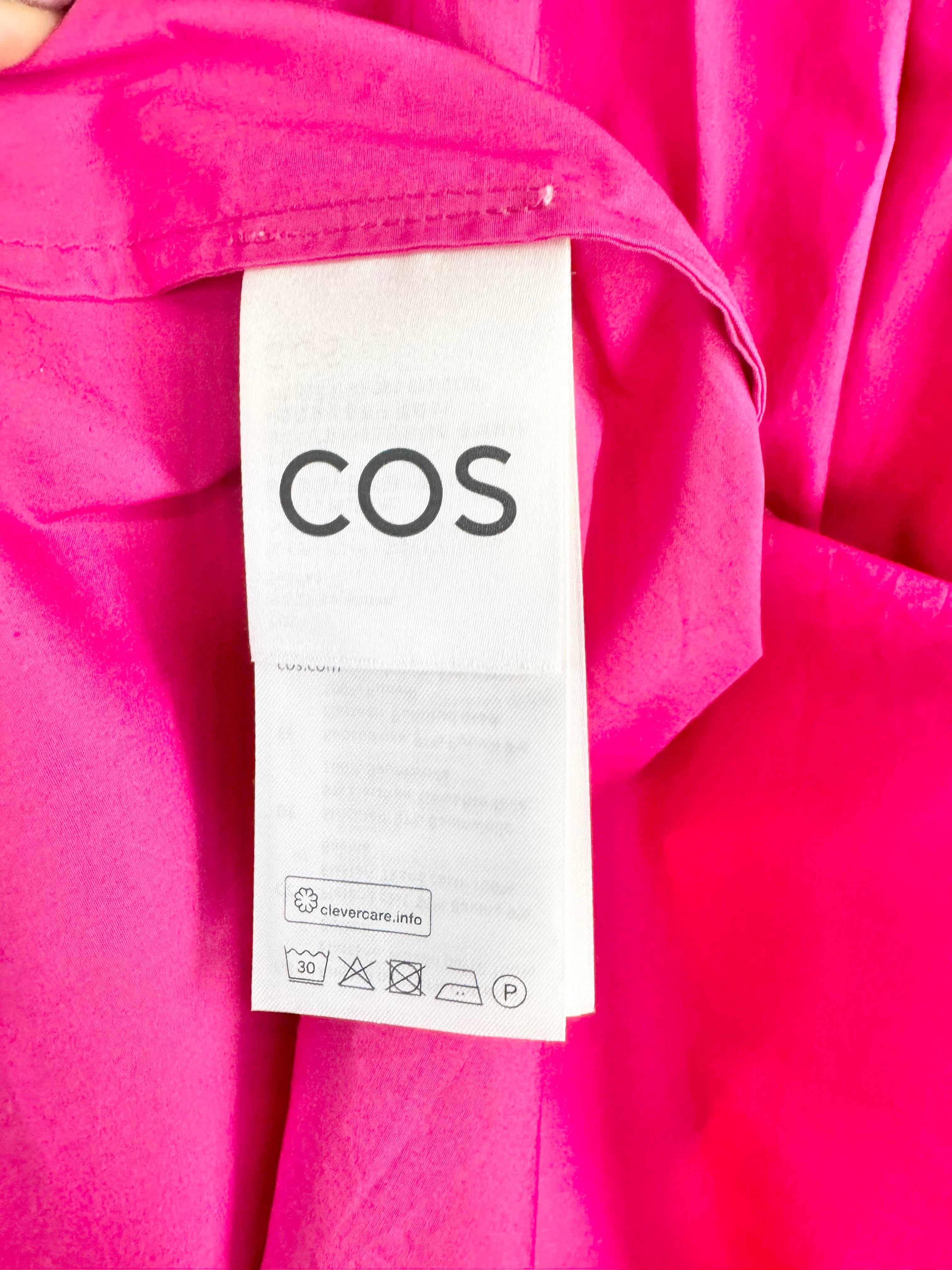 Cos Magenta Pink Asymmetrical Dress - AU10/12
