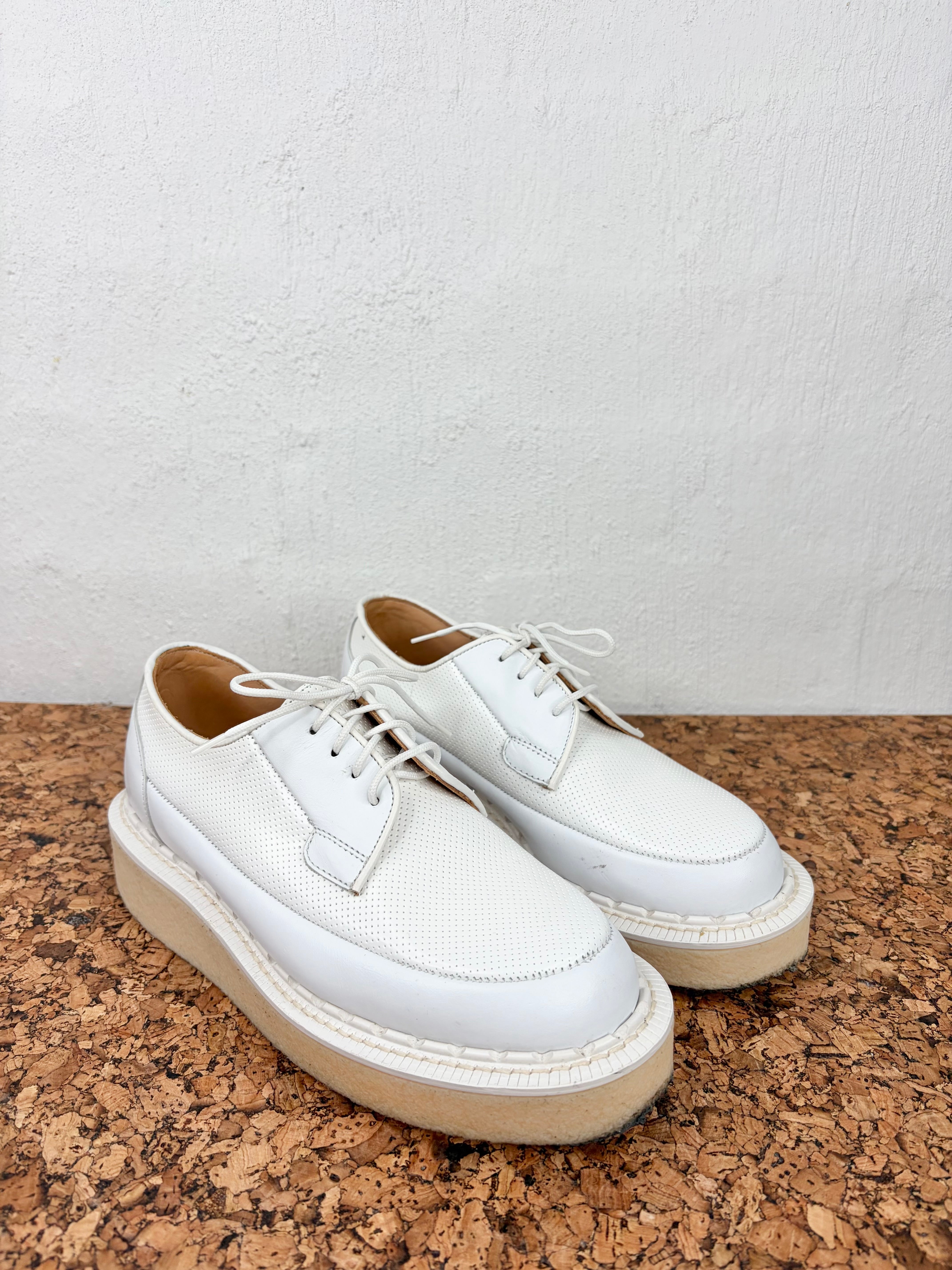 Purified x George Cox Switch Design Gum Sole Leather Lace-up Shoes - EU38