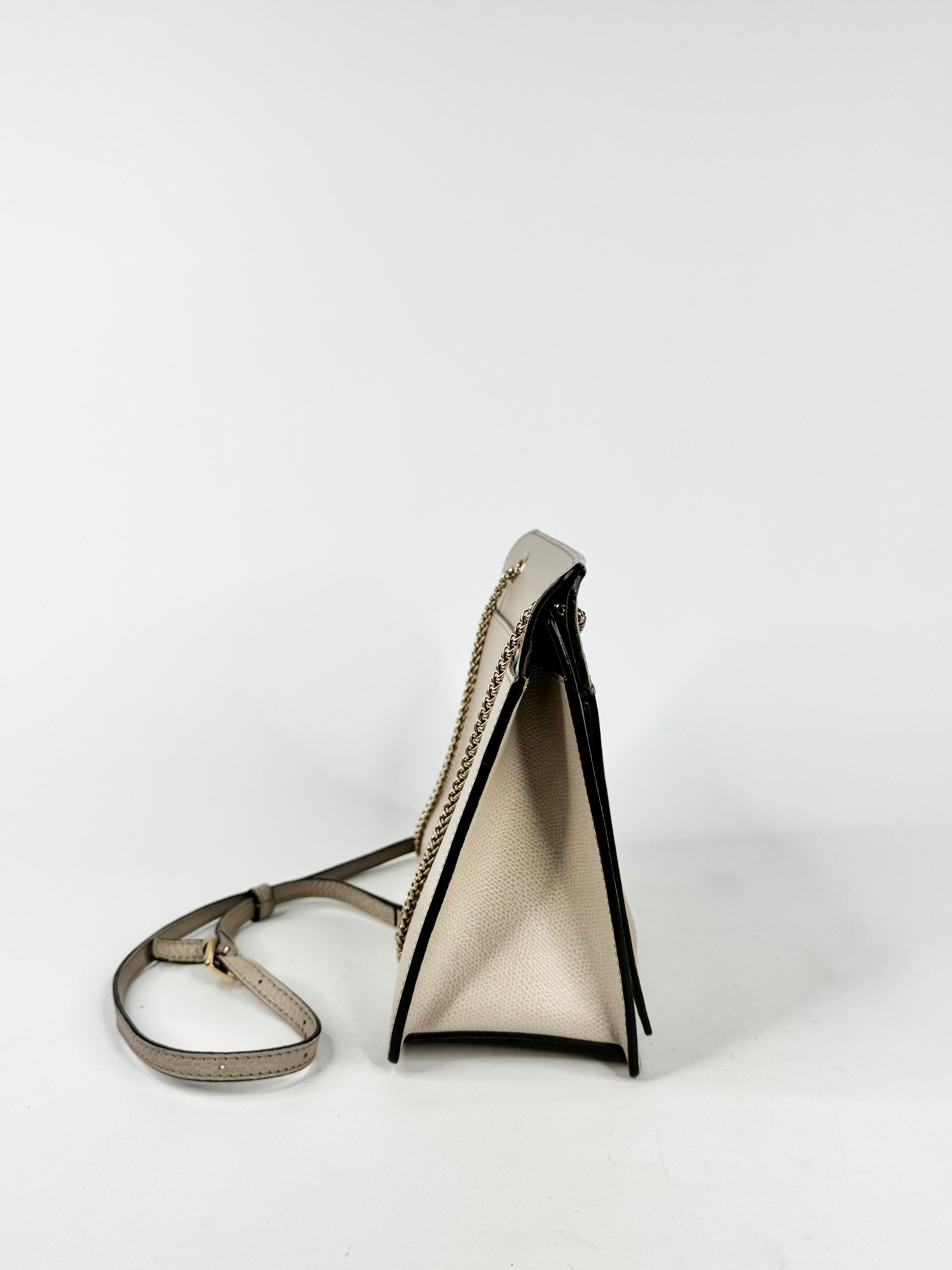 Furla Cement Leather Cross Body Bag