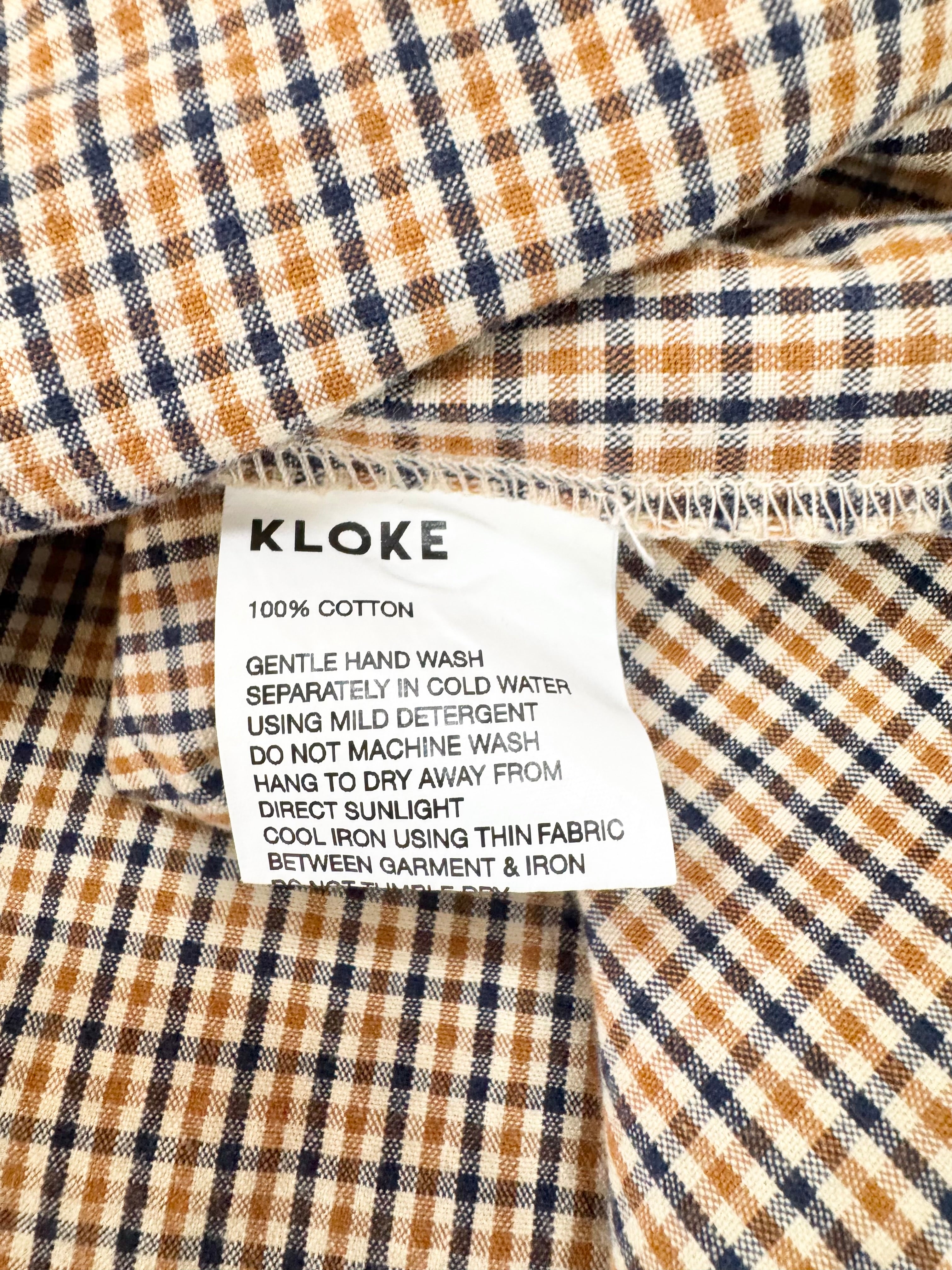 Kloke Gingham Patterned Blouse - AU10