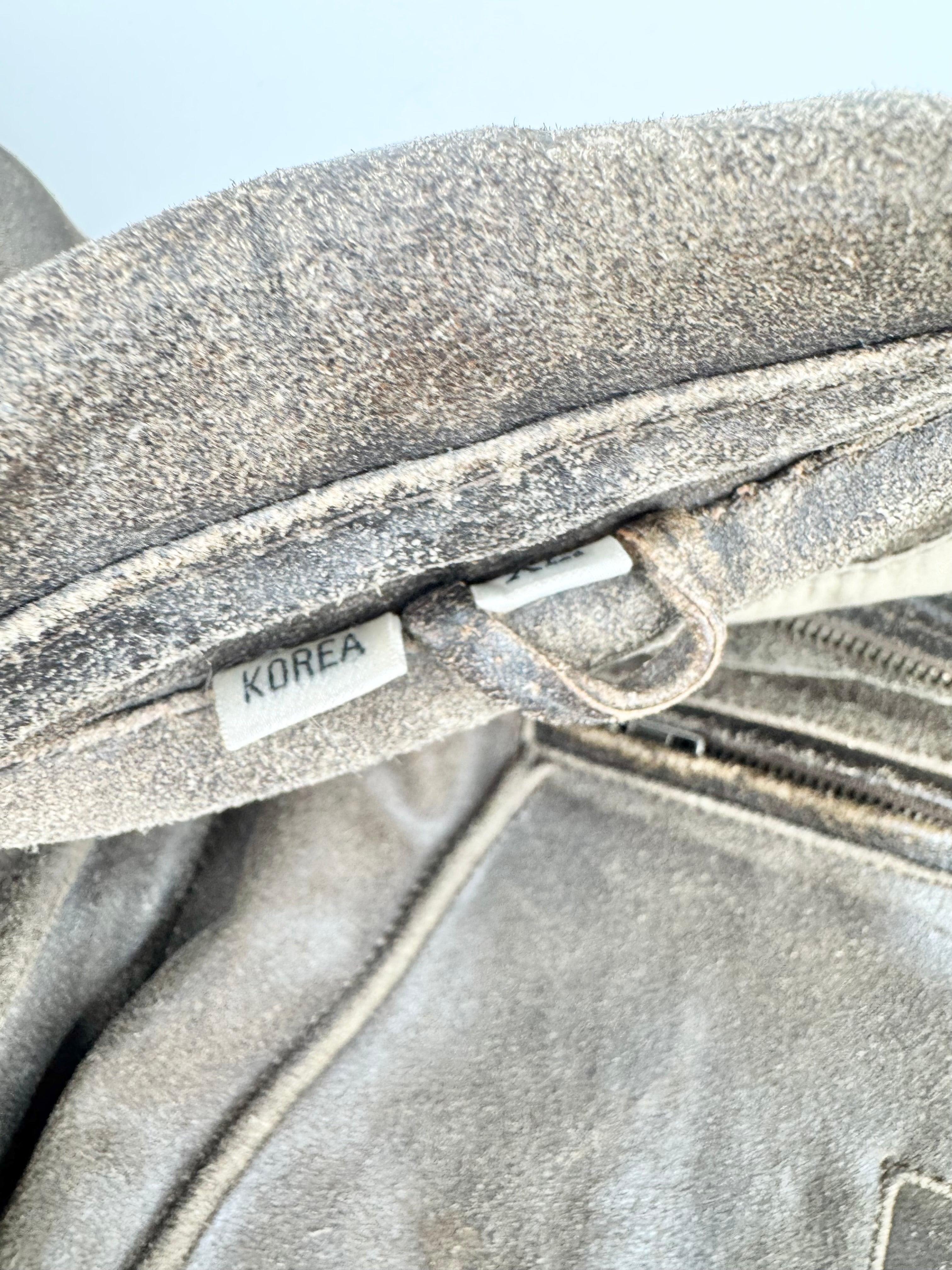 Vintage USA Bencat Leather Bomber Jacket - XL