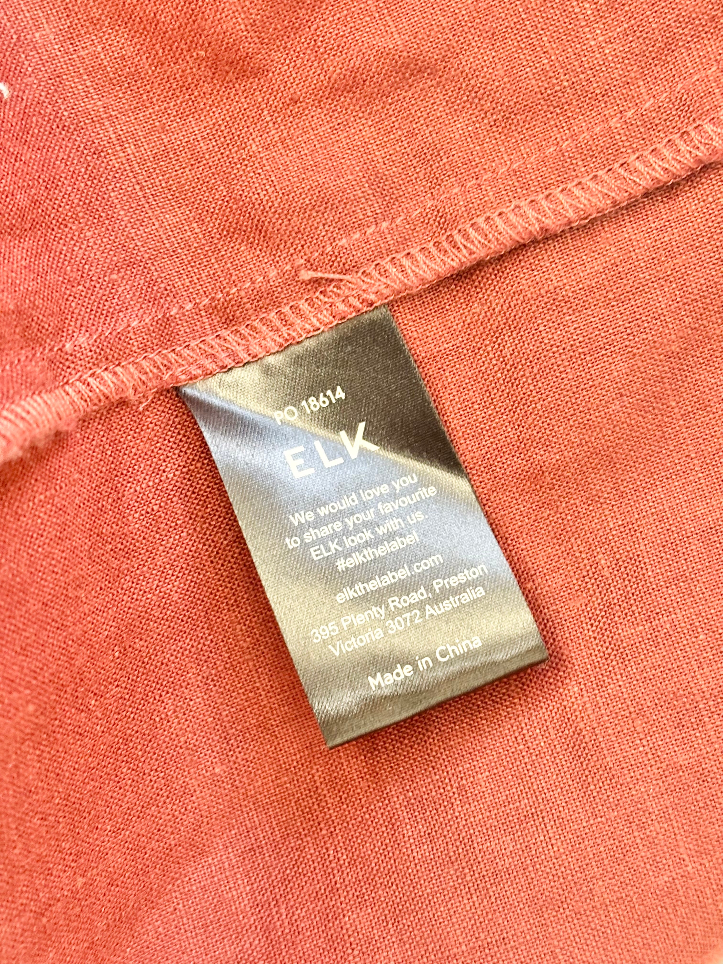 Elk Linen Paprika 'Hersom' Dress - AU14