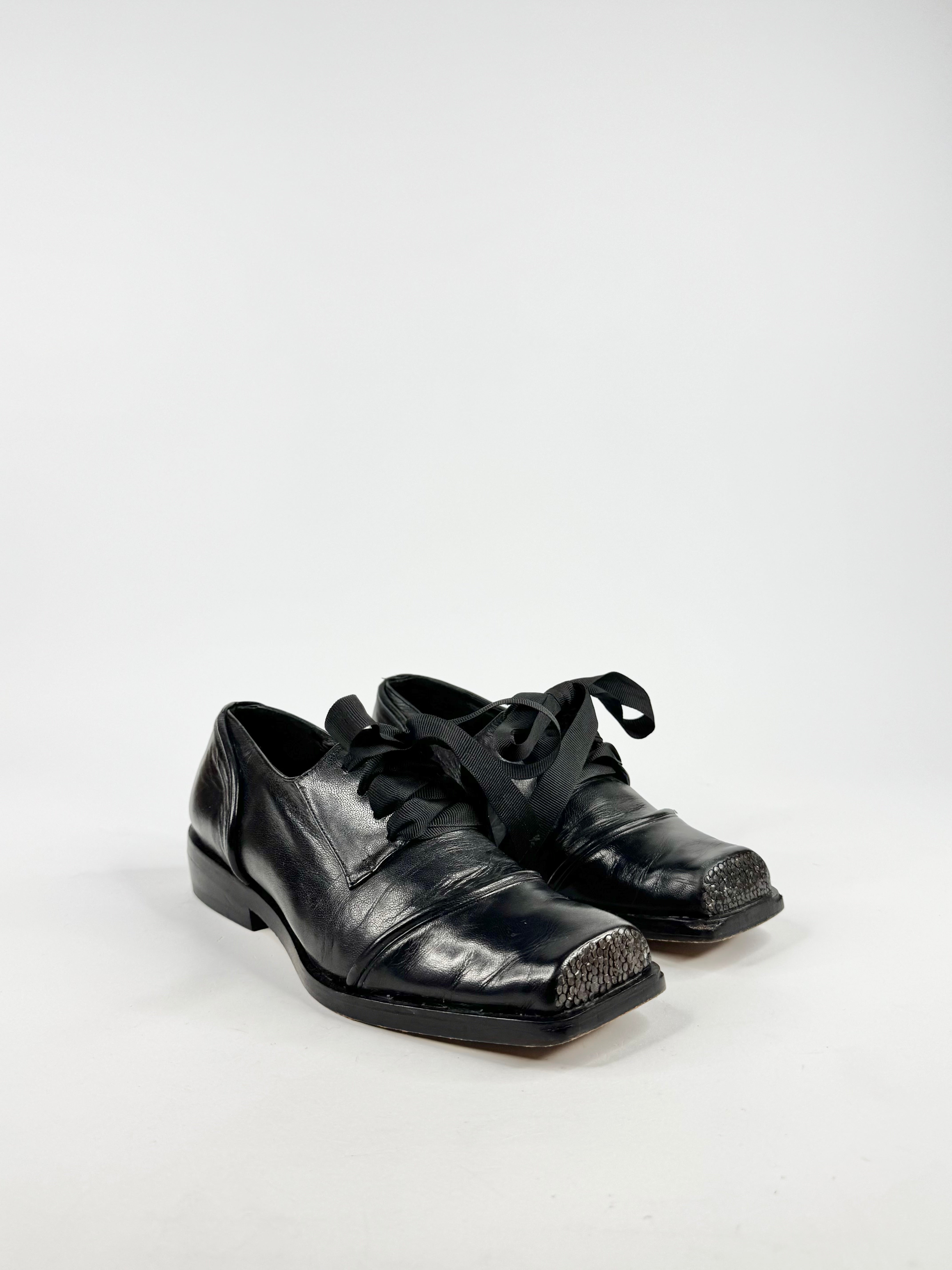 Preston ZLY Black 'Sojourner' Lace Up Shoes - EU37