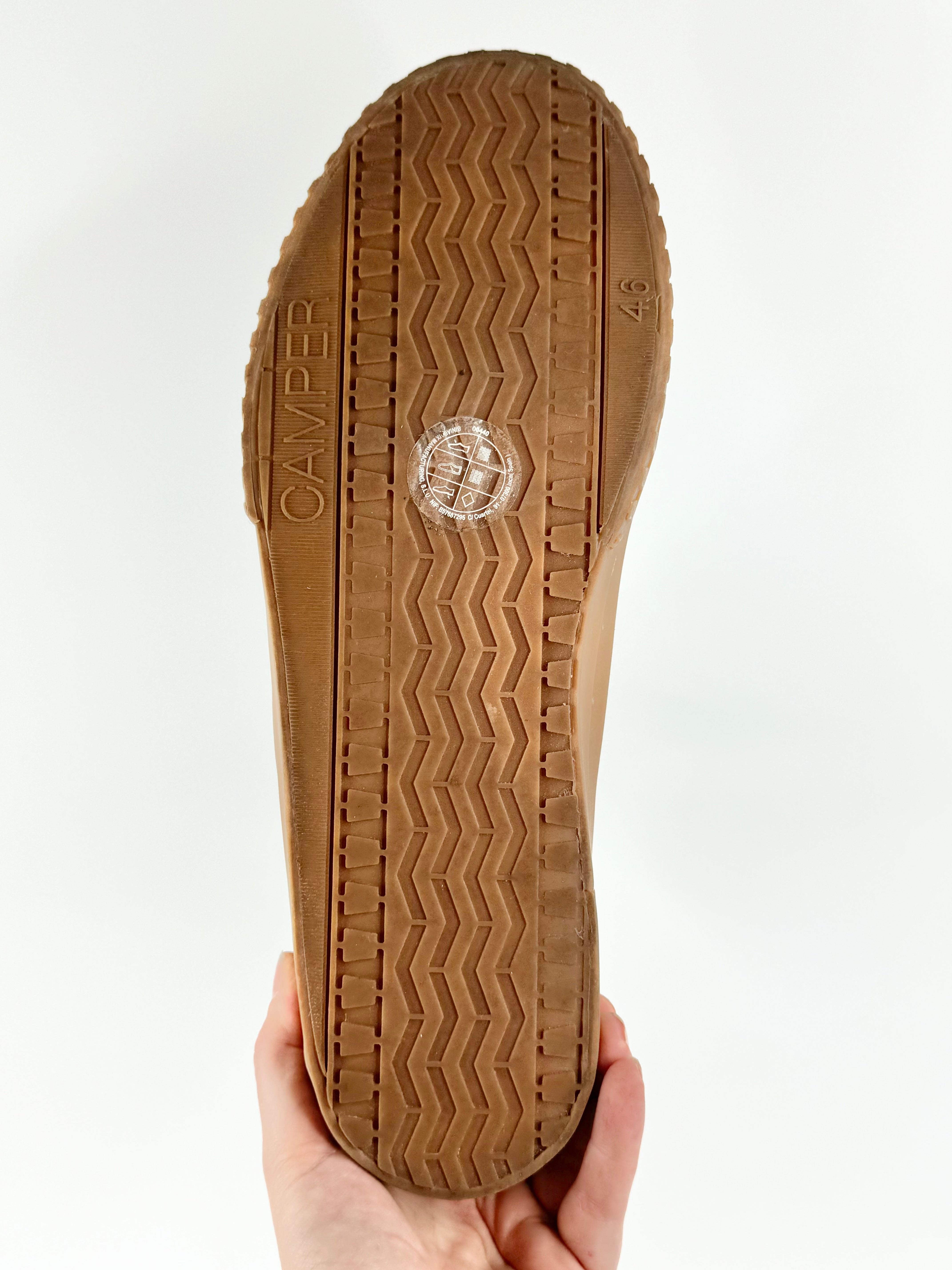 Camper Bright Blue Canvas Lace Up Shoes - EU46