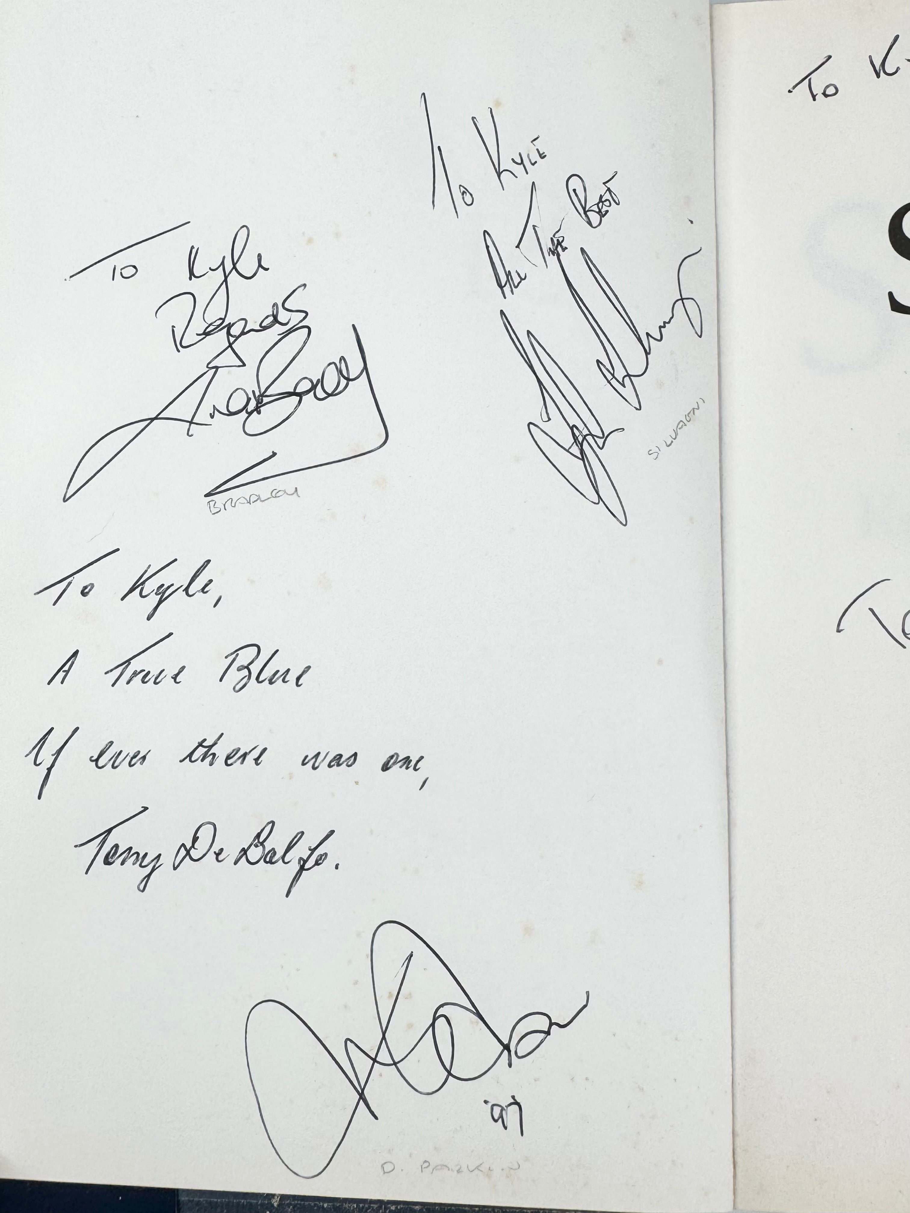 1997 Signed Edition 'Sticks The Stephen Kernahan Story'