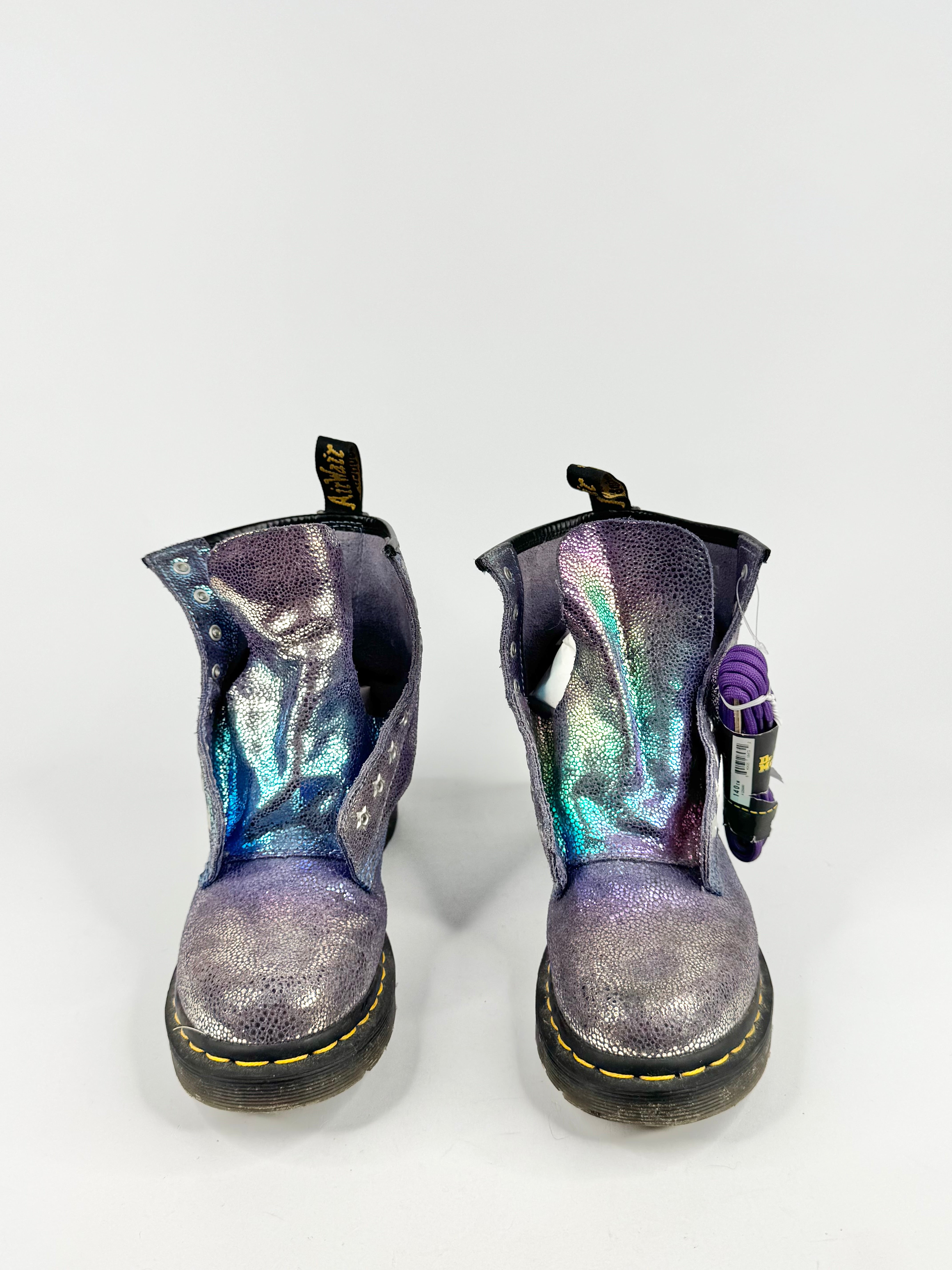 Doc Martens Violet Iridescent Mermaid Boots - EU37