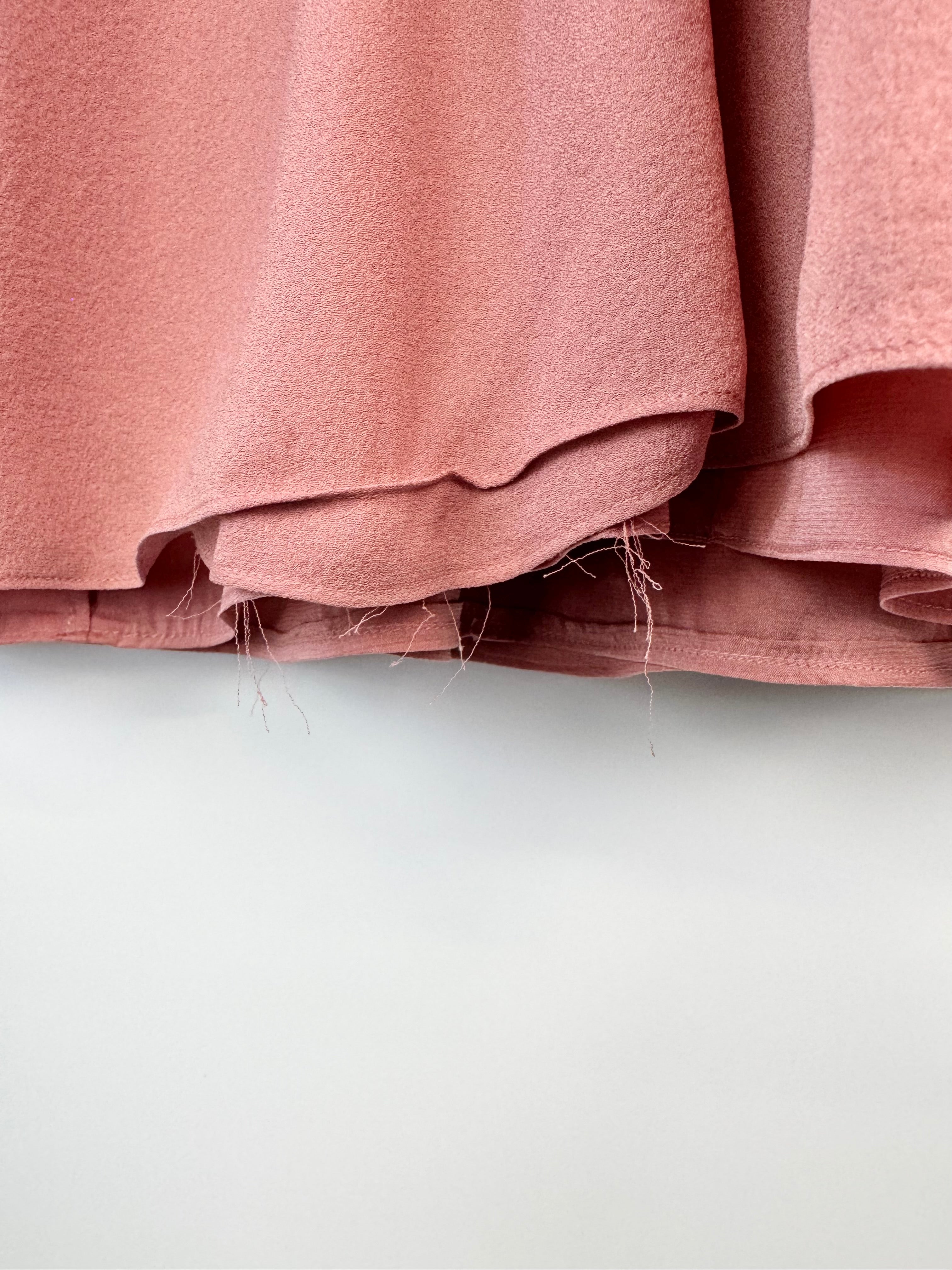 Burberry London 2010 Era Muted Peach Silk Dress - AU12/14