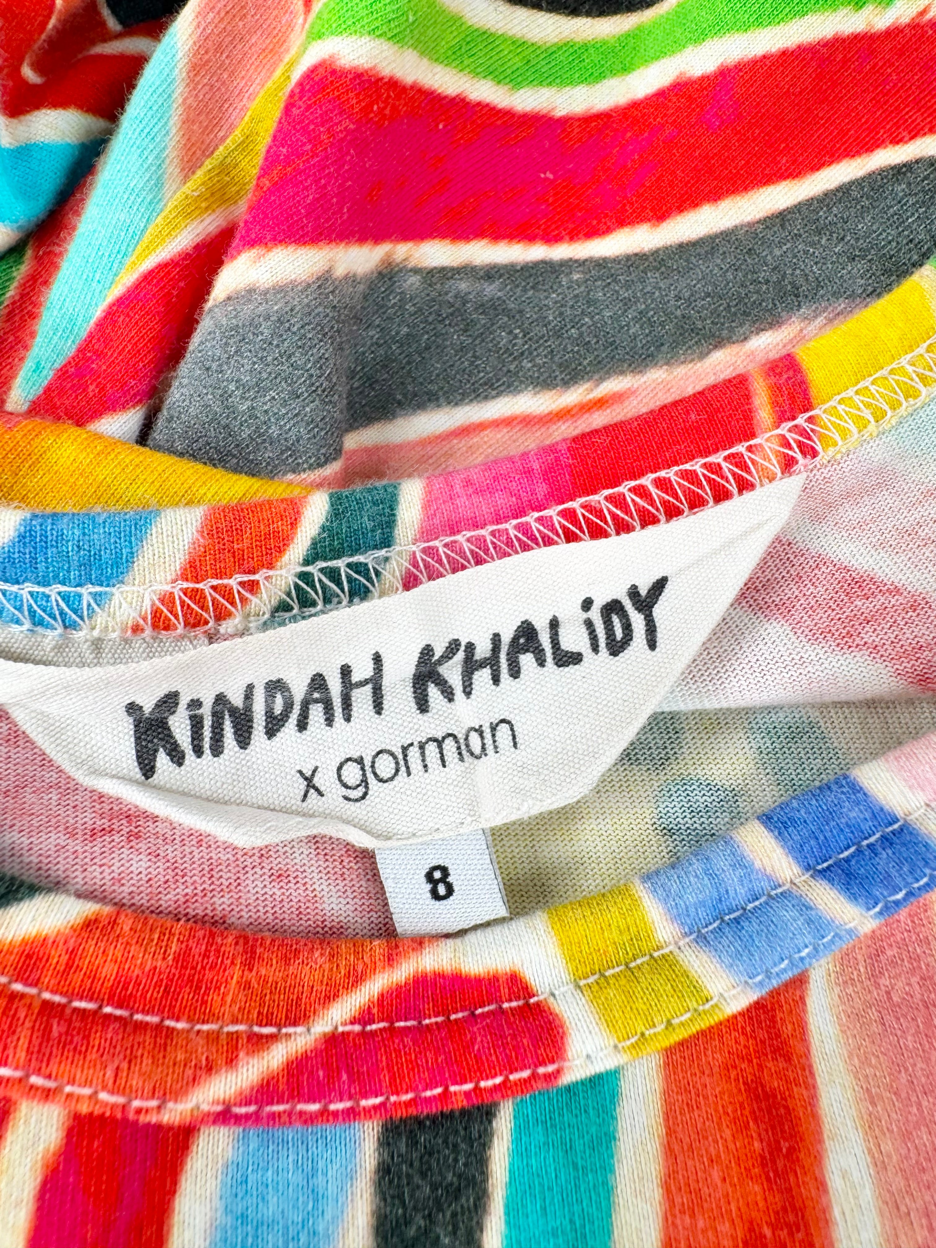 Gorman x Kindah Khalidy Organic Cotton 'Rainbow' Dress - AU8