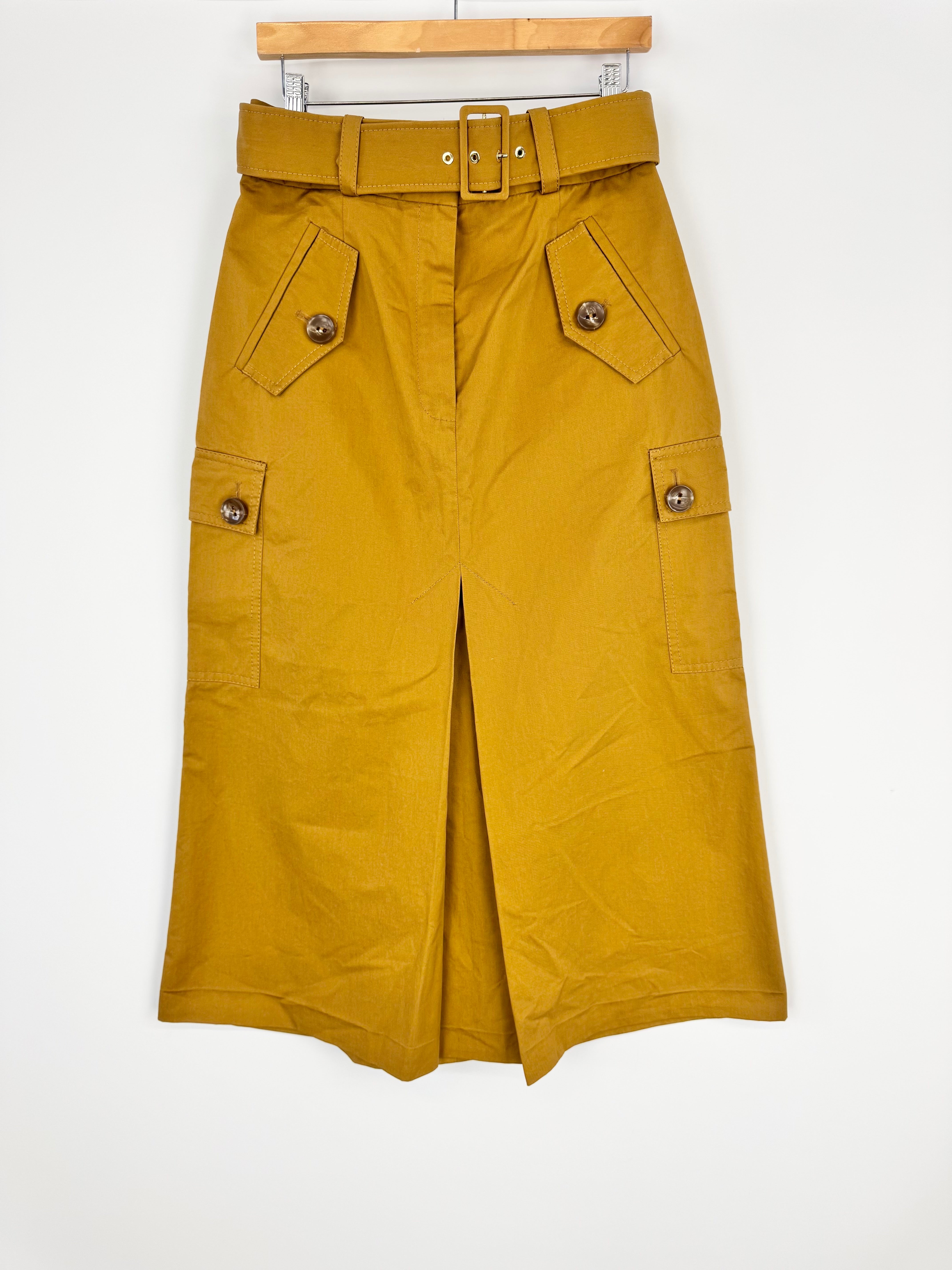 Zimmermann Belted Utility Midi Skirt - AU12/14
